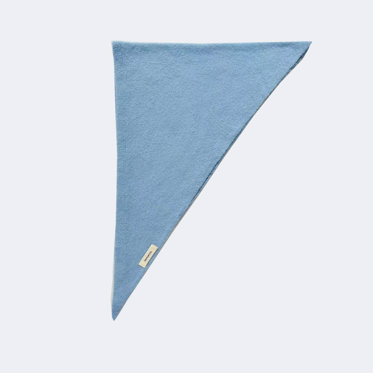 100% Wool Cravat Knitted Triangle Scarf - Image 15