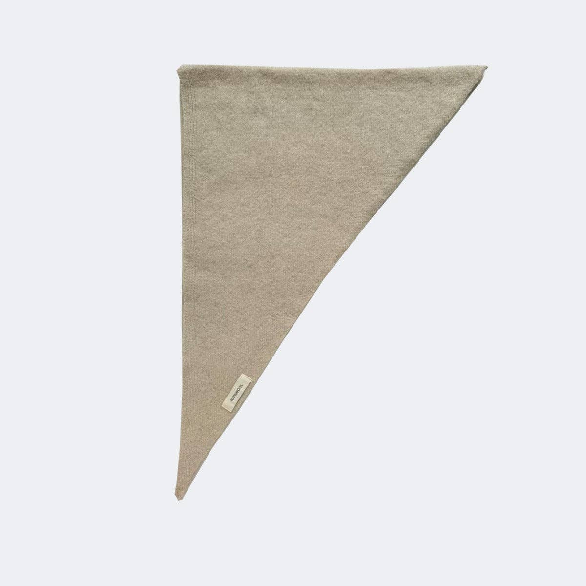 100% Wool Cravat Knitted Triangle Scarf - Image 4