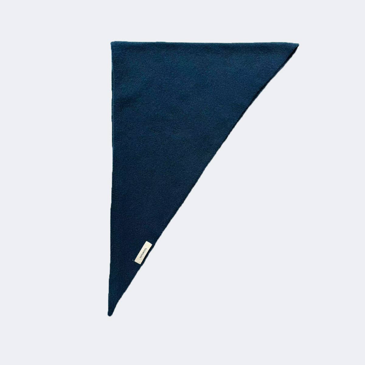 100% Wool Cravat Knitted Triangle Scarf - Image 7