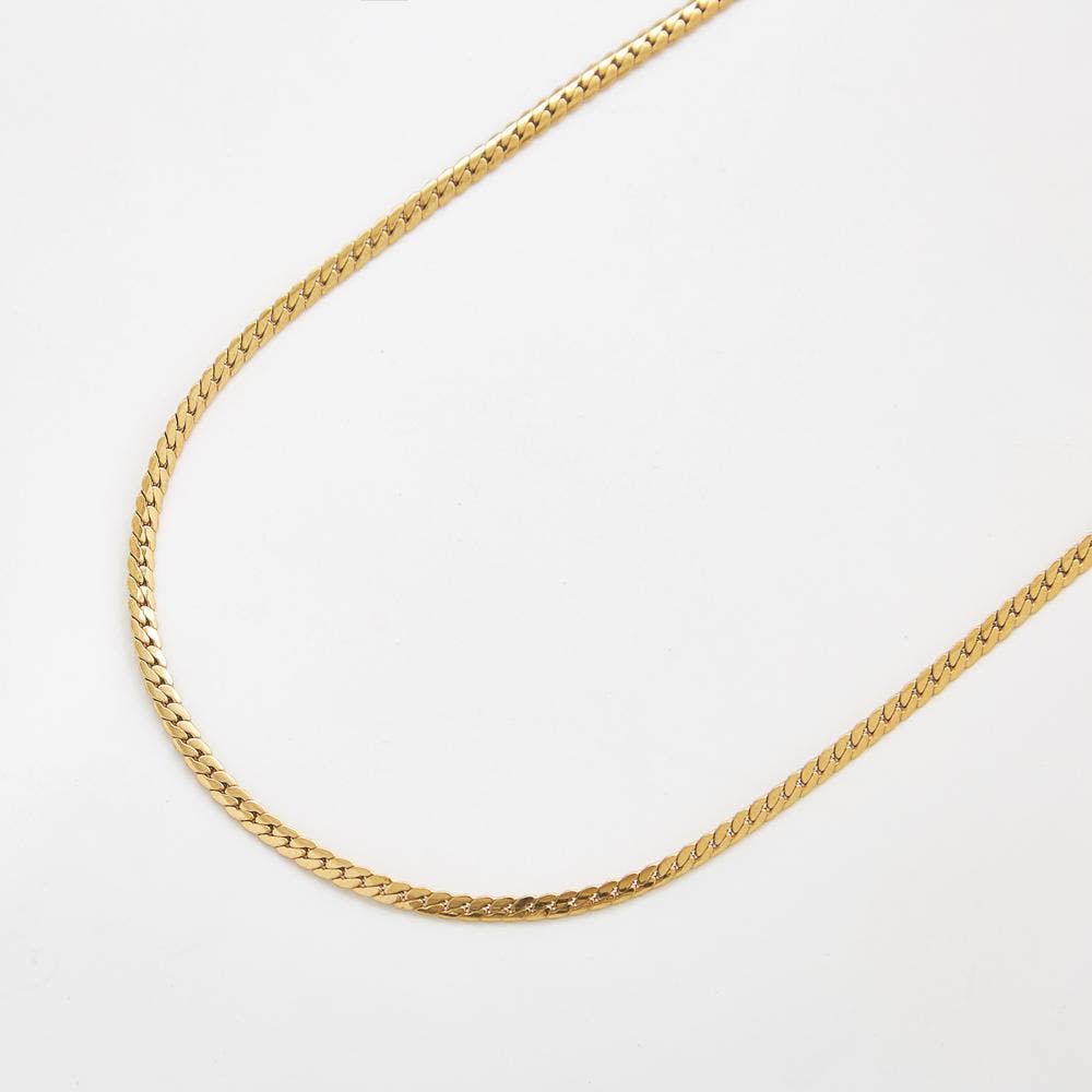 Admiral Row - Flat Snake Chain Necklace