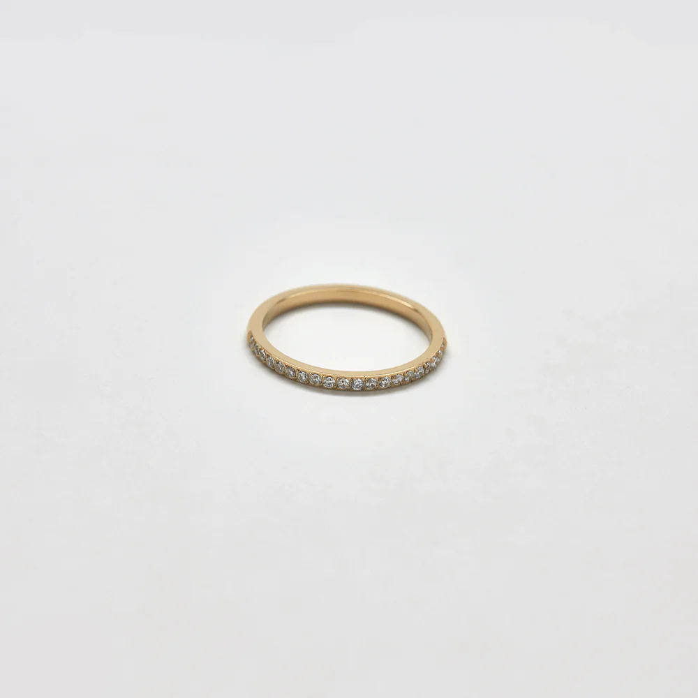 Admiral Row - Pave Gold Stacking Ring