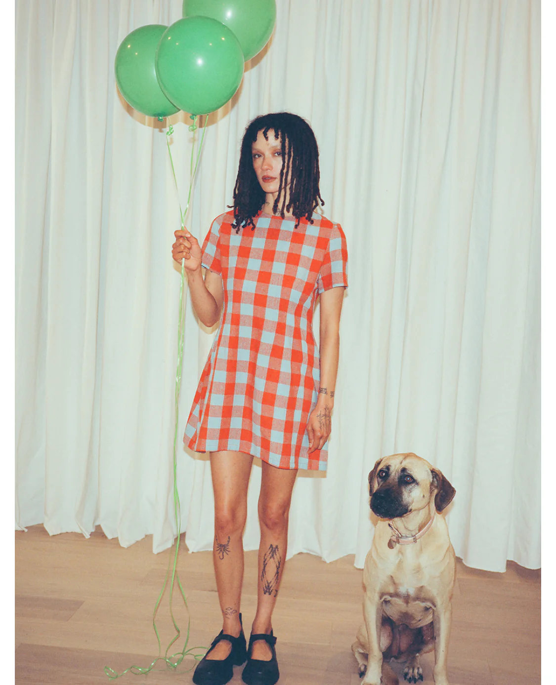 Ali Golden - Plaid Mini Dress - Image 6