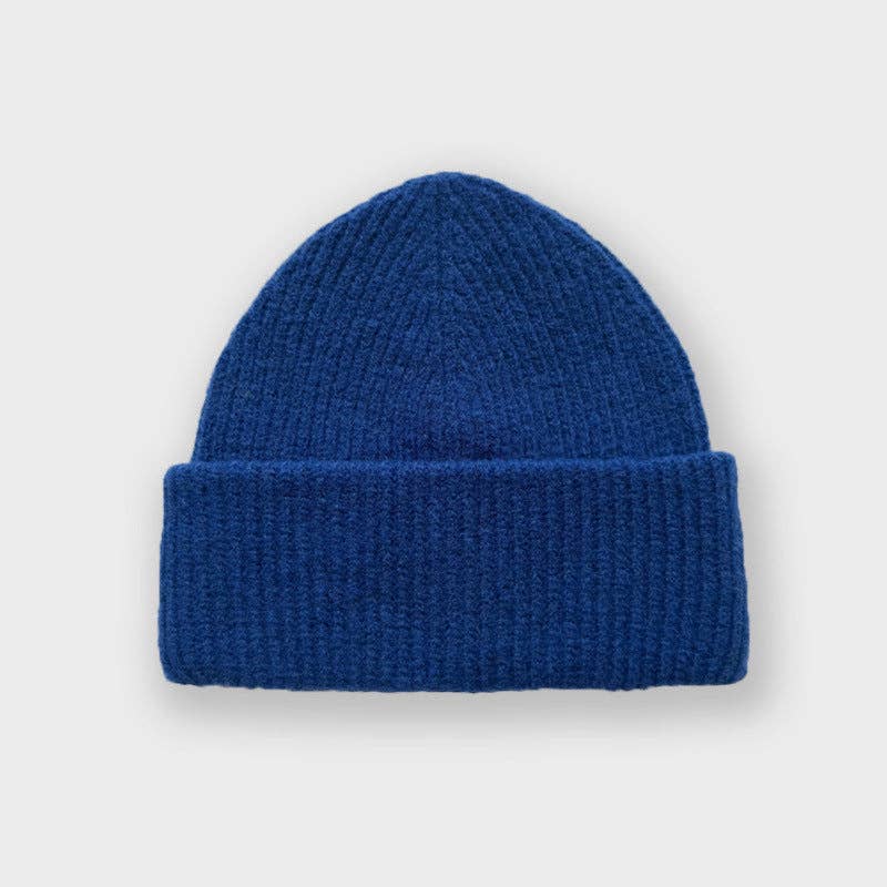 Alpaca Wool Blend Knitted Beanie - Image 2