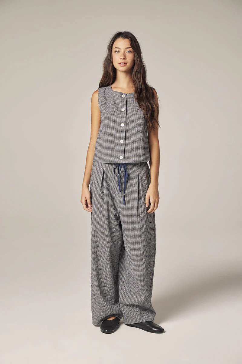 Amente Drawstring Wide Pants - Image 5