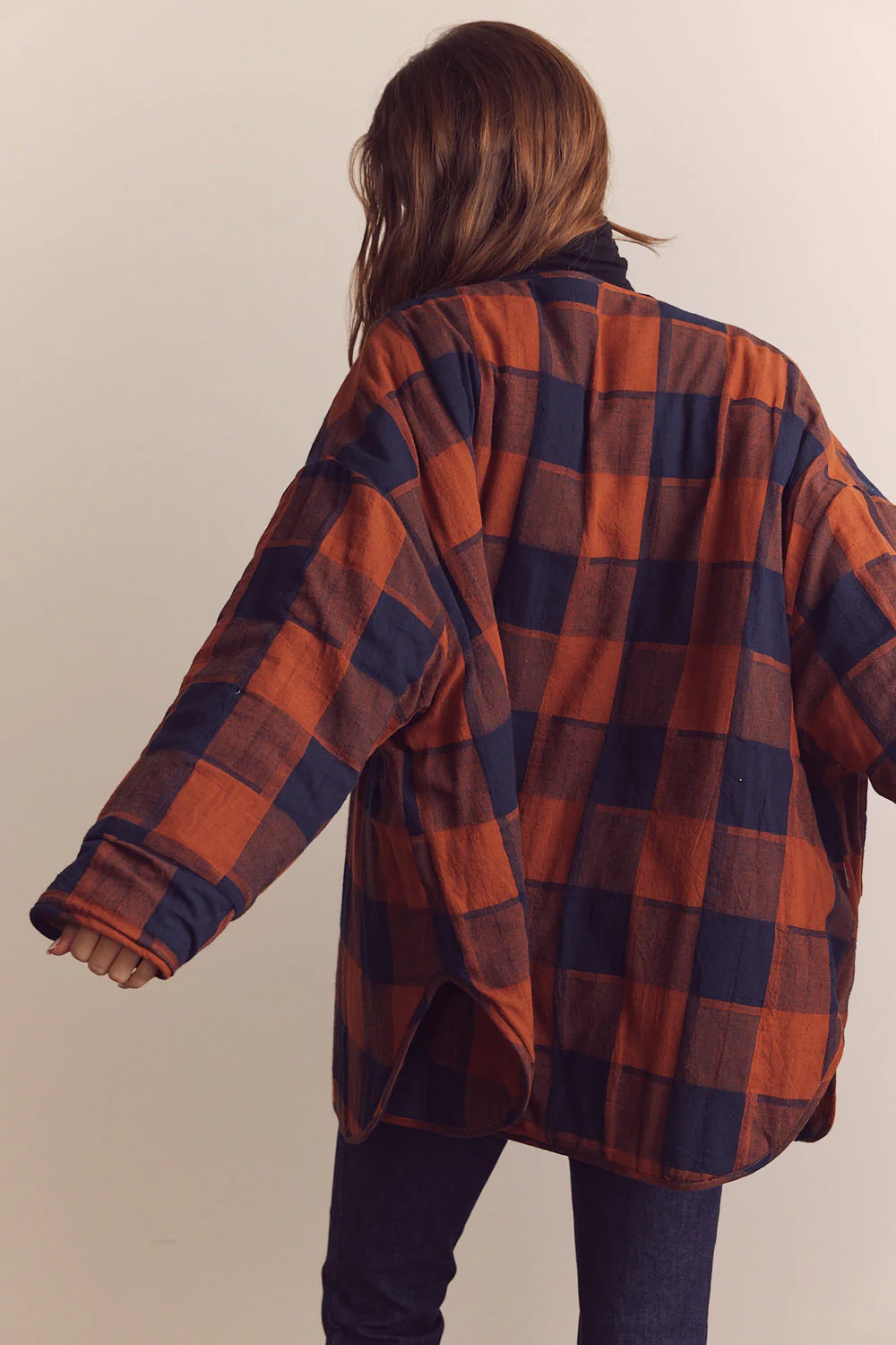Amente Reversible Patched Quilt Jacket - Image 6