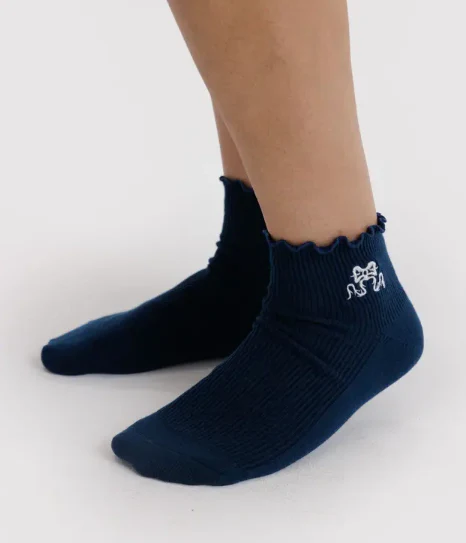 Baggu Lettuce Edge Sock Set of 2 - Image 2