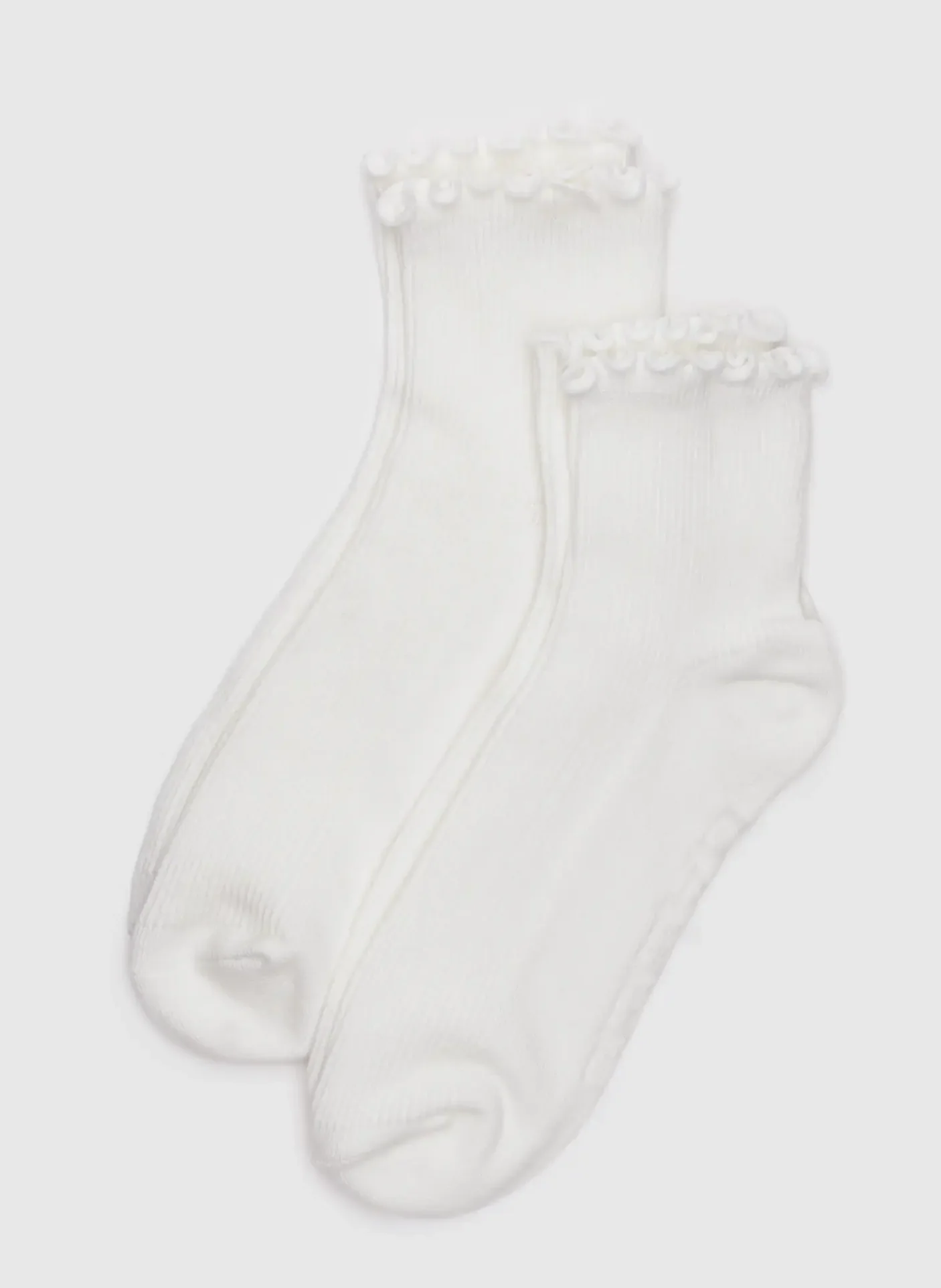 Baggu Lettuce Edge Sock Set of 2 - Image 9
