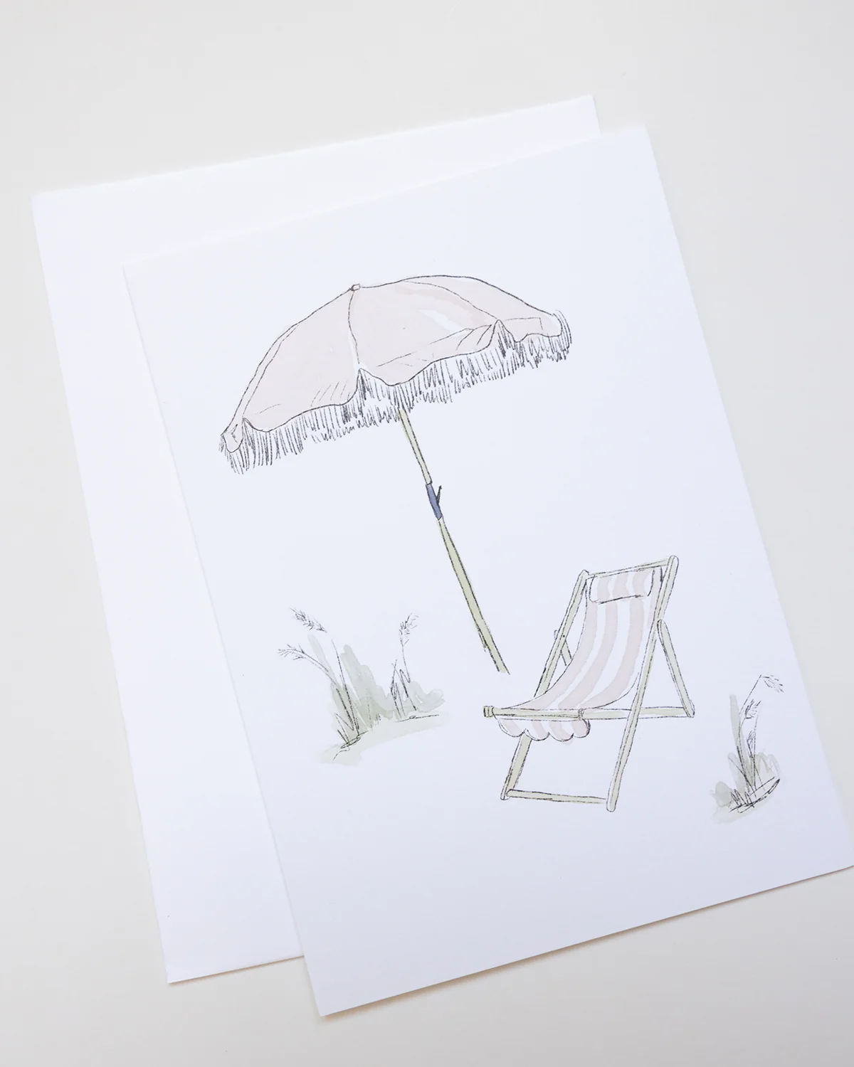 Beach Girl Greeting Card - Image 2
