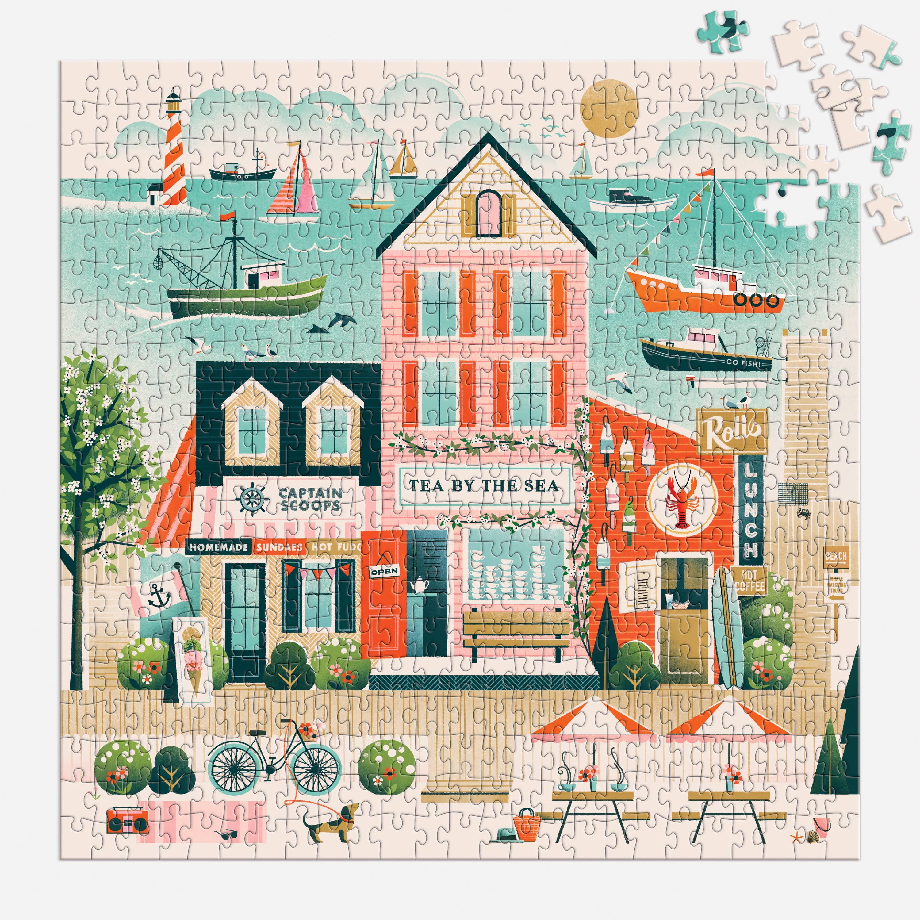 Beside the Sea 500 Piece Puzzle - Image 2