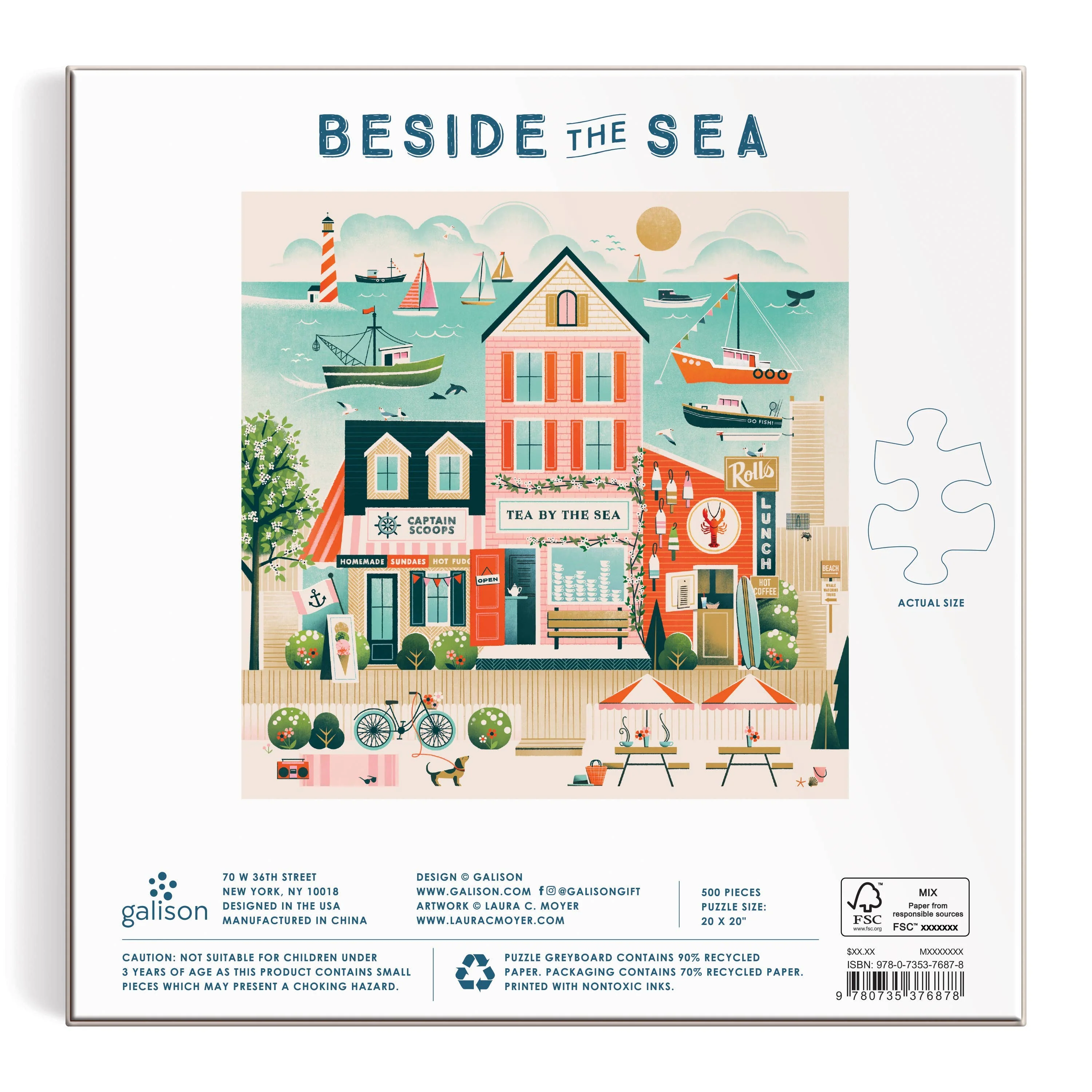 Beside the Sea 500 Piece Puzzle - Image 4