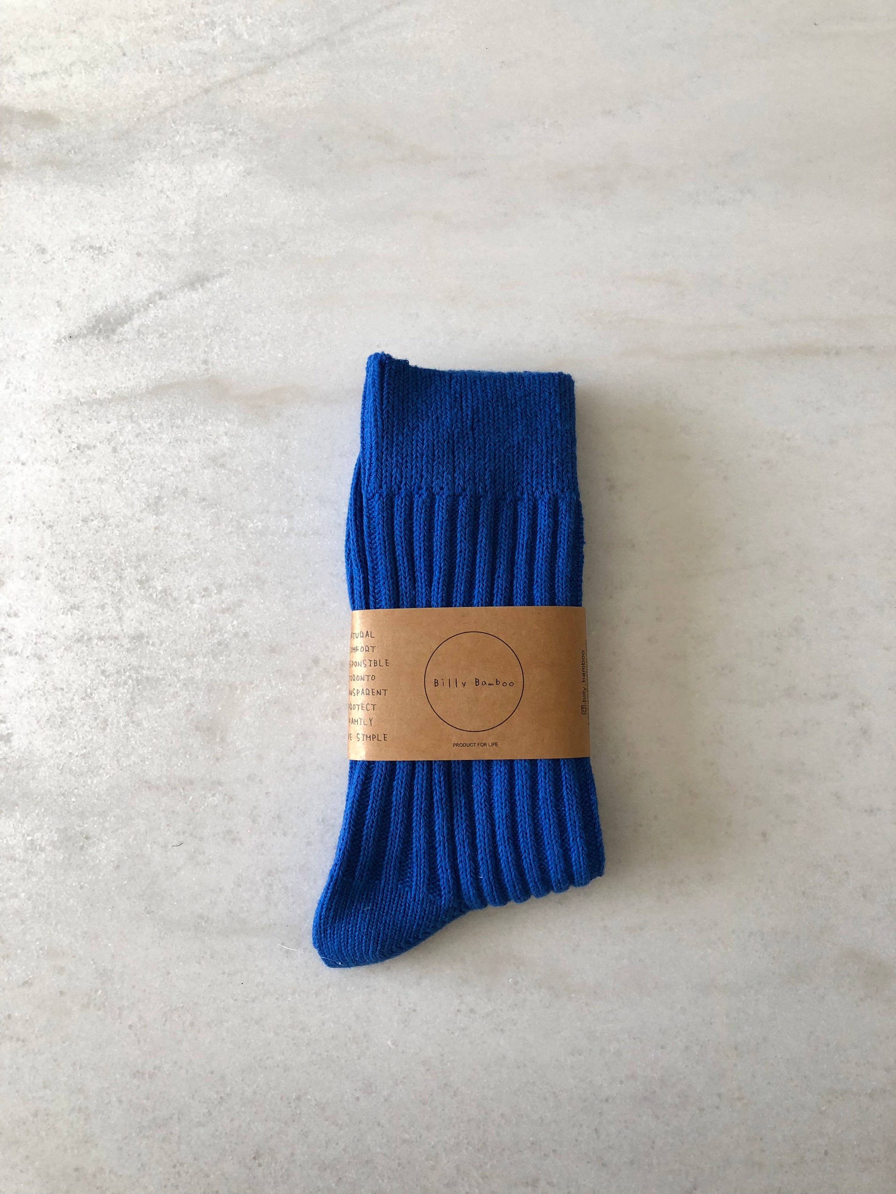 Billy Bamboo - RIBBED COTTON HIGH SOCKS - Crystal bright - Image 11