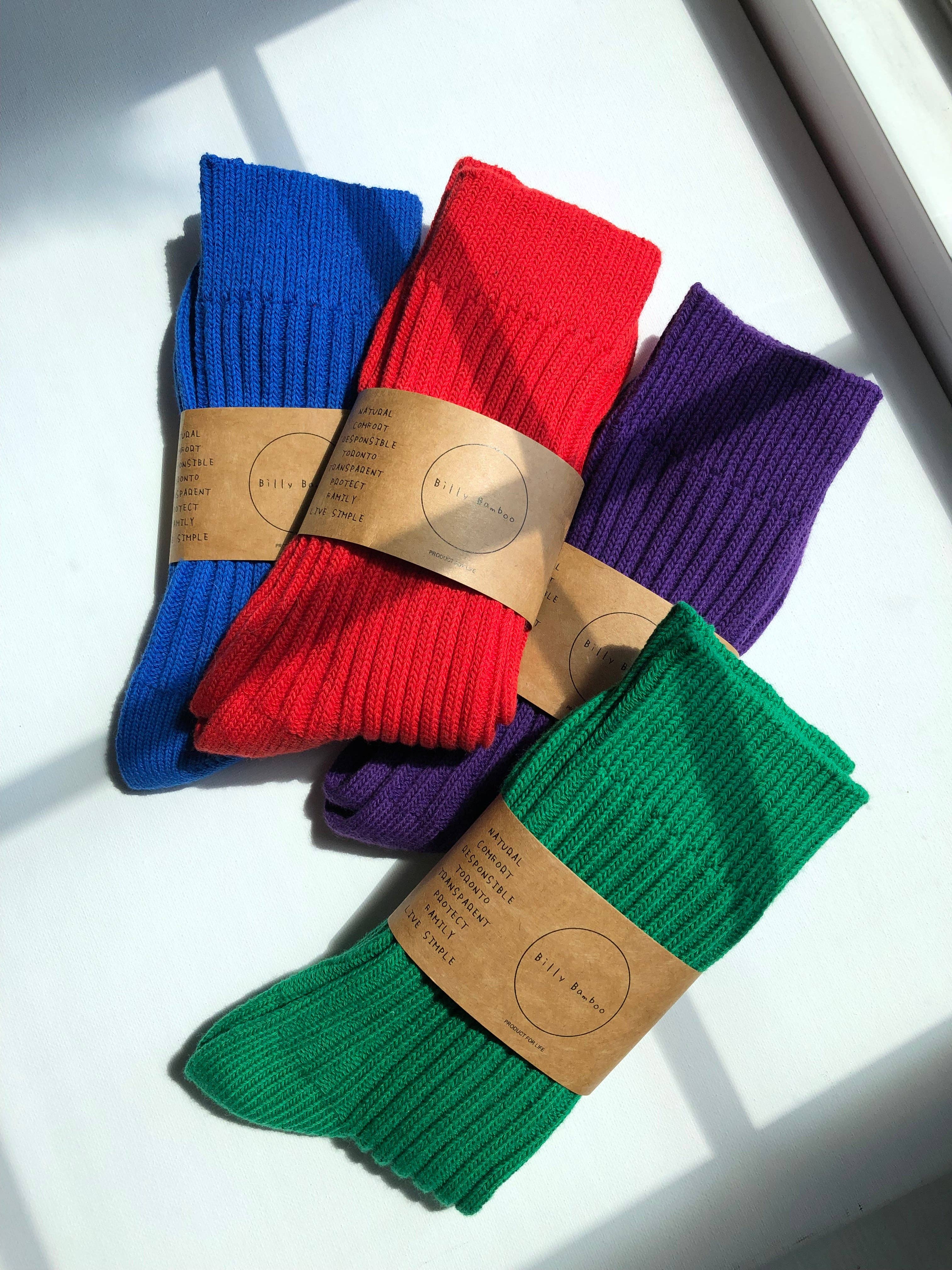 Billy Bamboo - RIBBED COTTON HIGH SOCKS - Crystal bright - Image 15