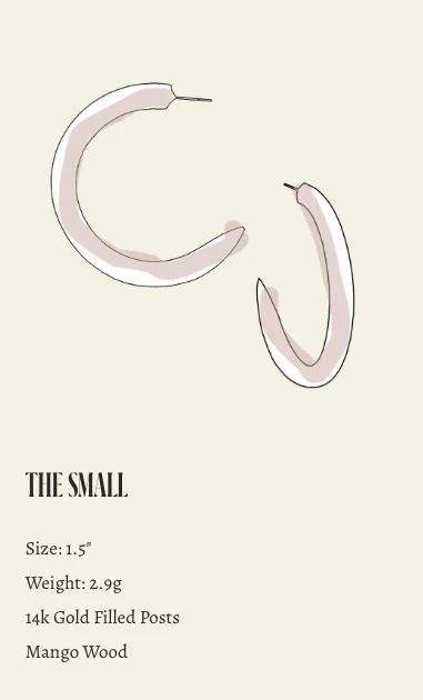 Binky and Lulu Small Hoop Earrings - Image 24