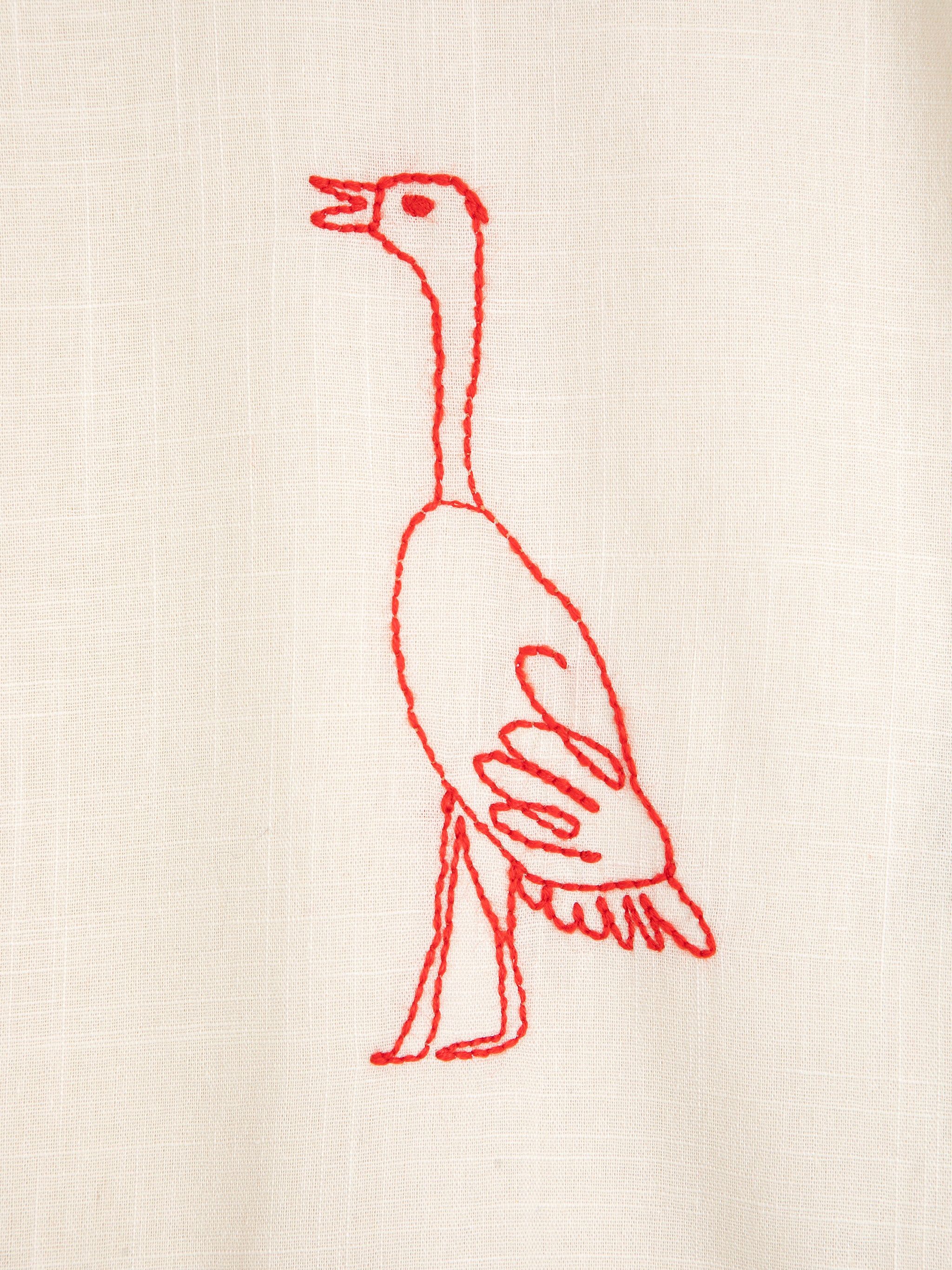 Bobo Choses Embroidery Tied Blouse - Image 3
