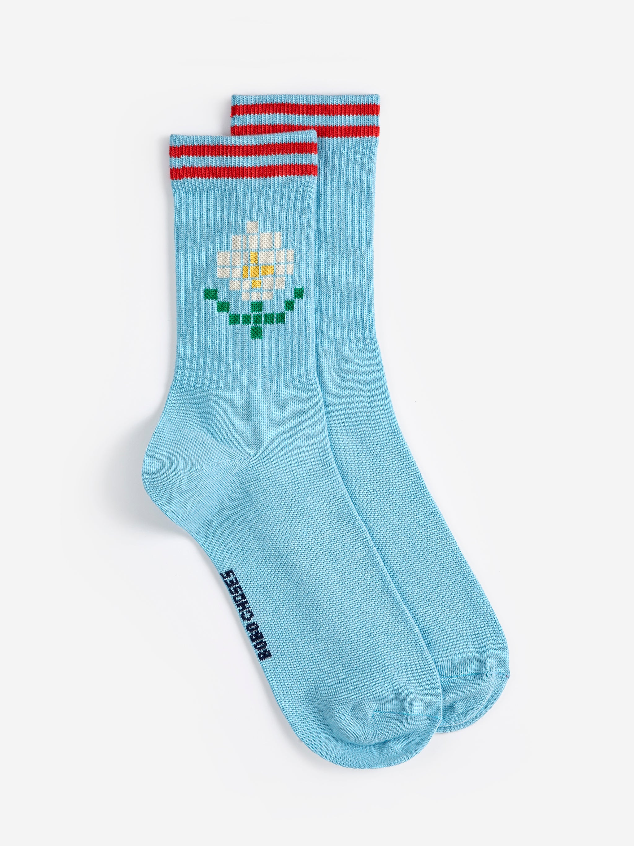 Bobo Choses Pixel Daisy Cotton 2-Pack Socks - Image 3