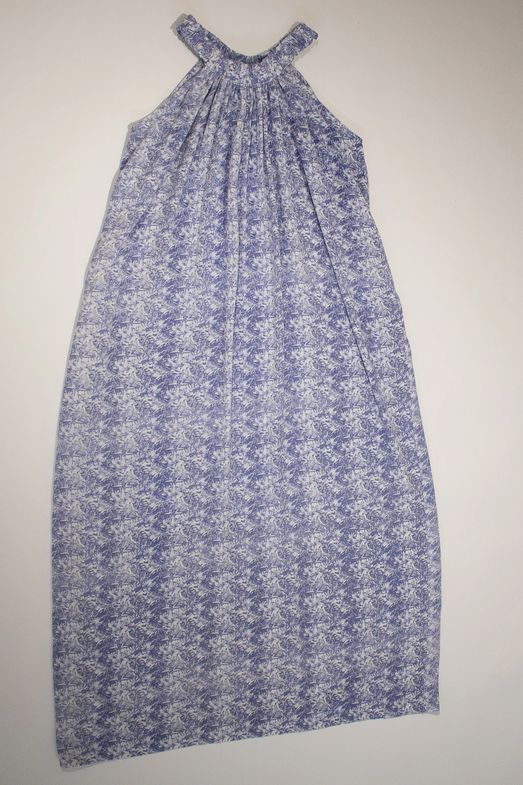 Chloe Blue Print Maxi Dress - Image 12
