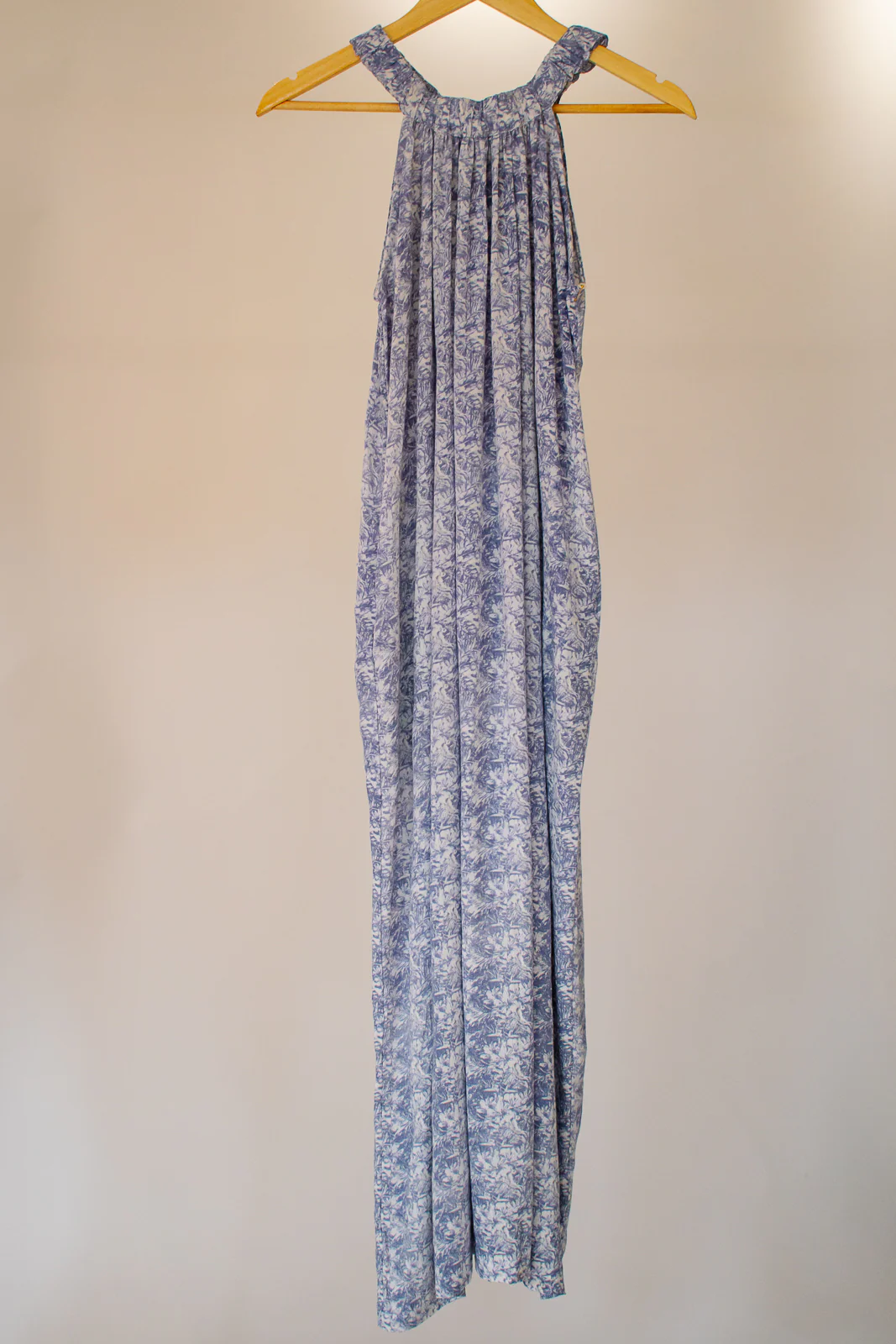 Chloe Blue Print Maxi Dress - Image 8