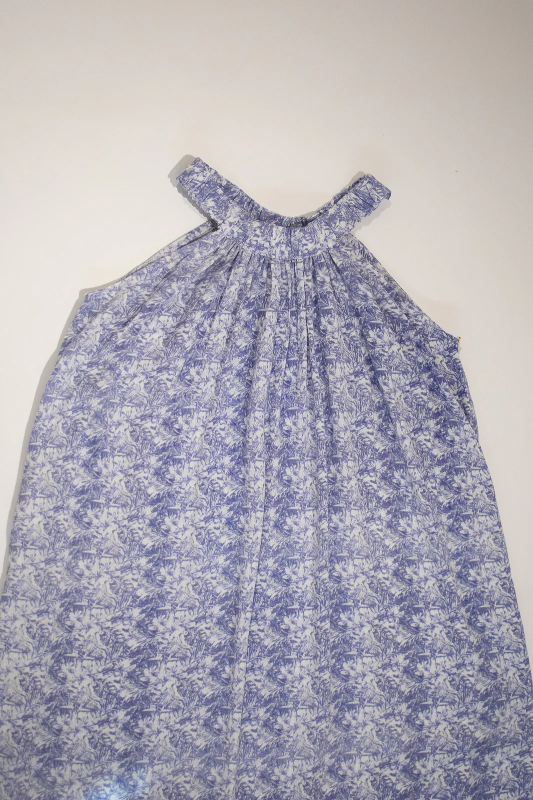 Chloe Blue Print Maxi Dress - Image 9