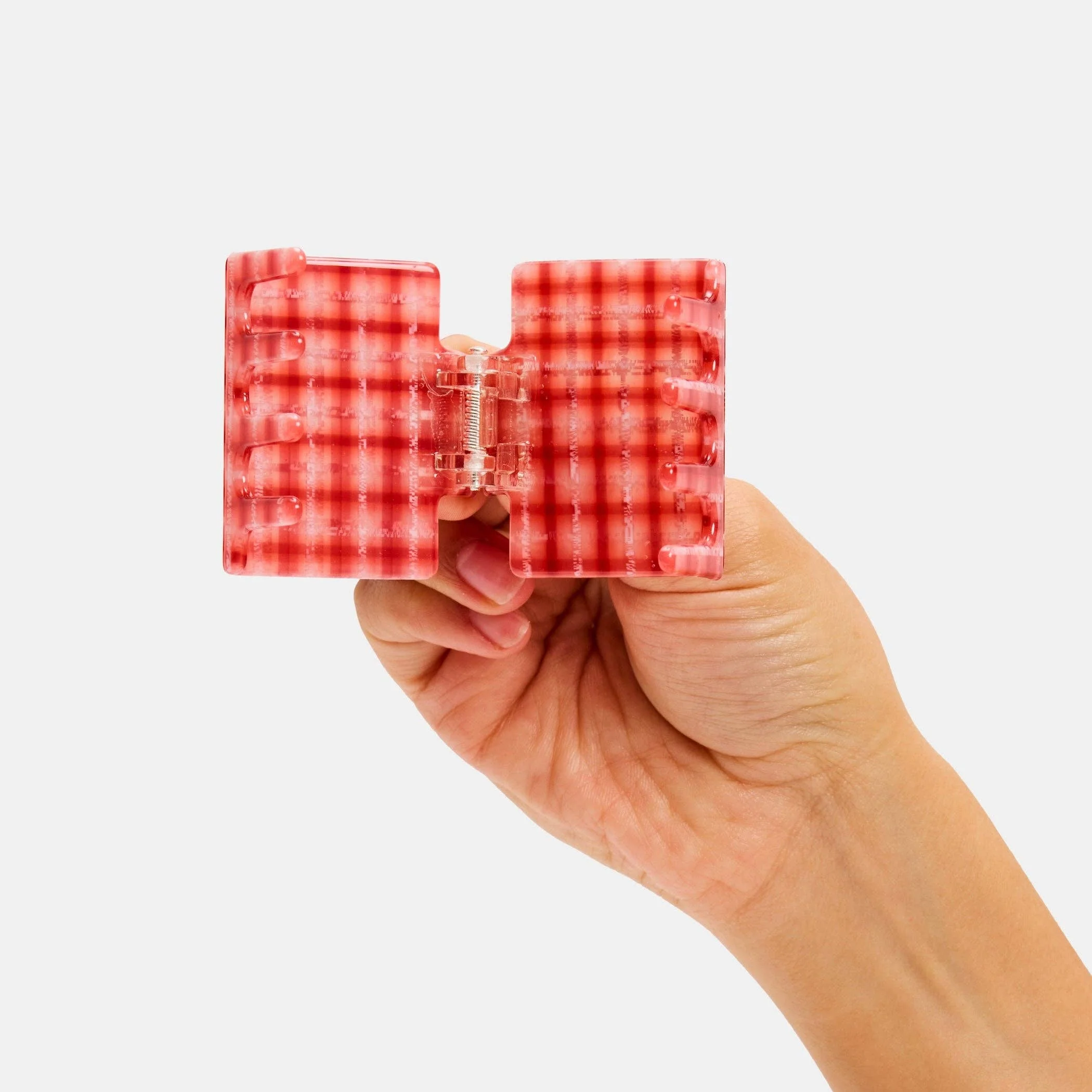 CHUNKS - Midi Box Claw in Red Plaid - Image 4