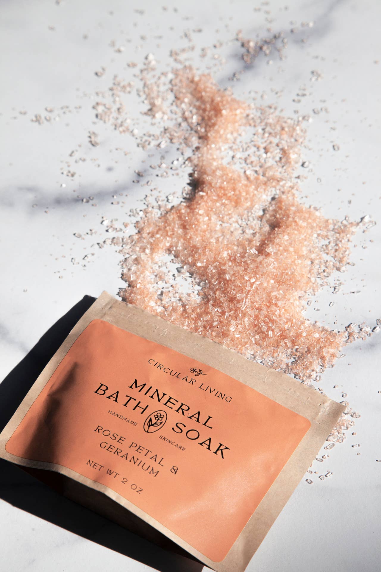 Circular Living - Mineral Bath Soak Sachet, Rose Petal & Geranium - Image 3