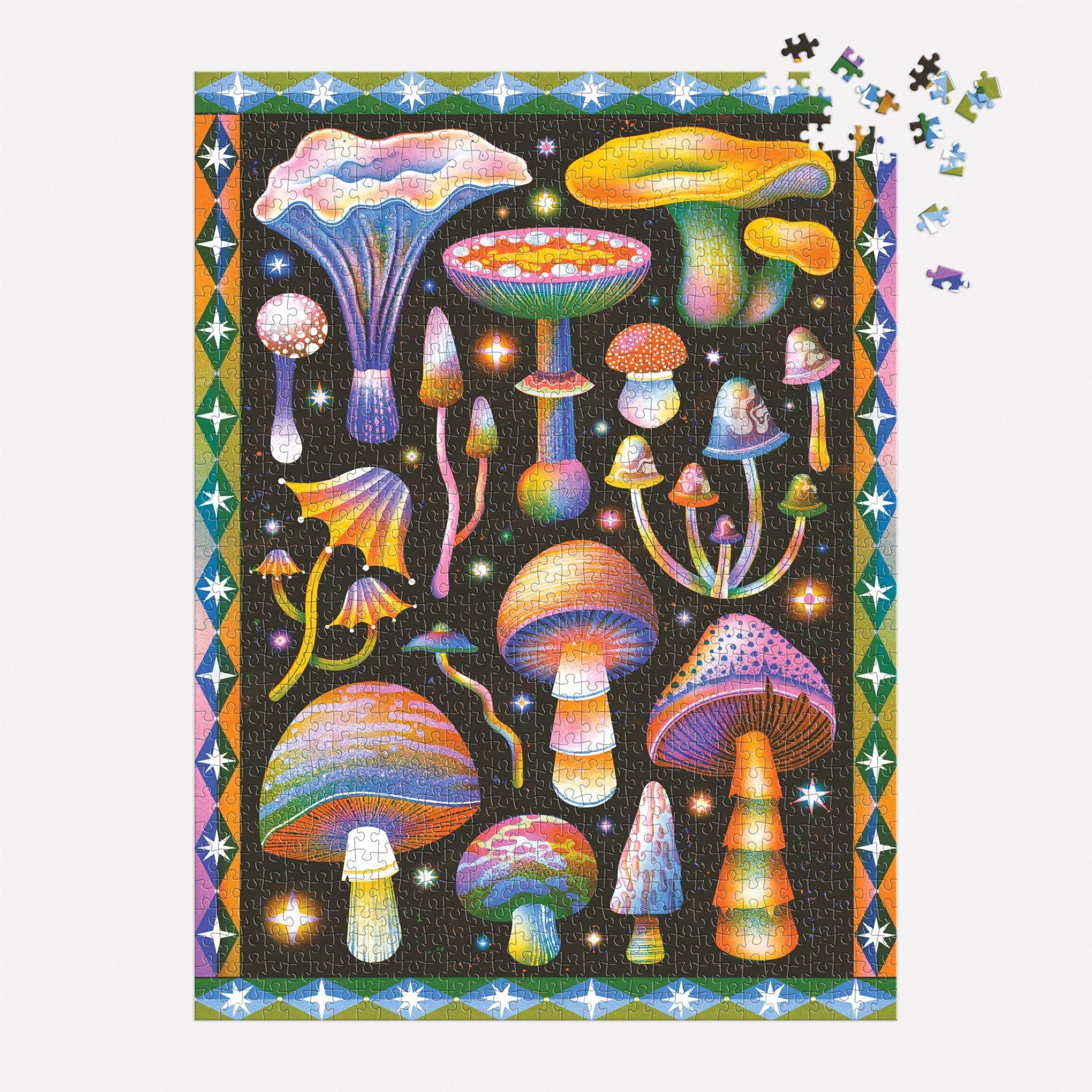 Cosmic Mushrooms 1000 Piece Puzzle - Image 4