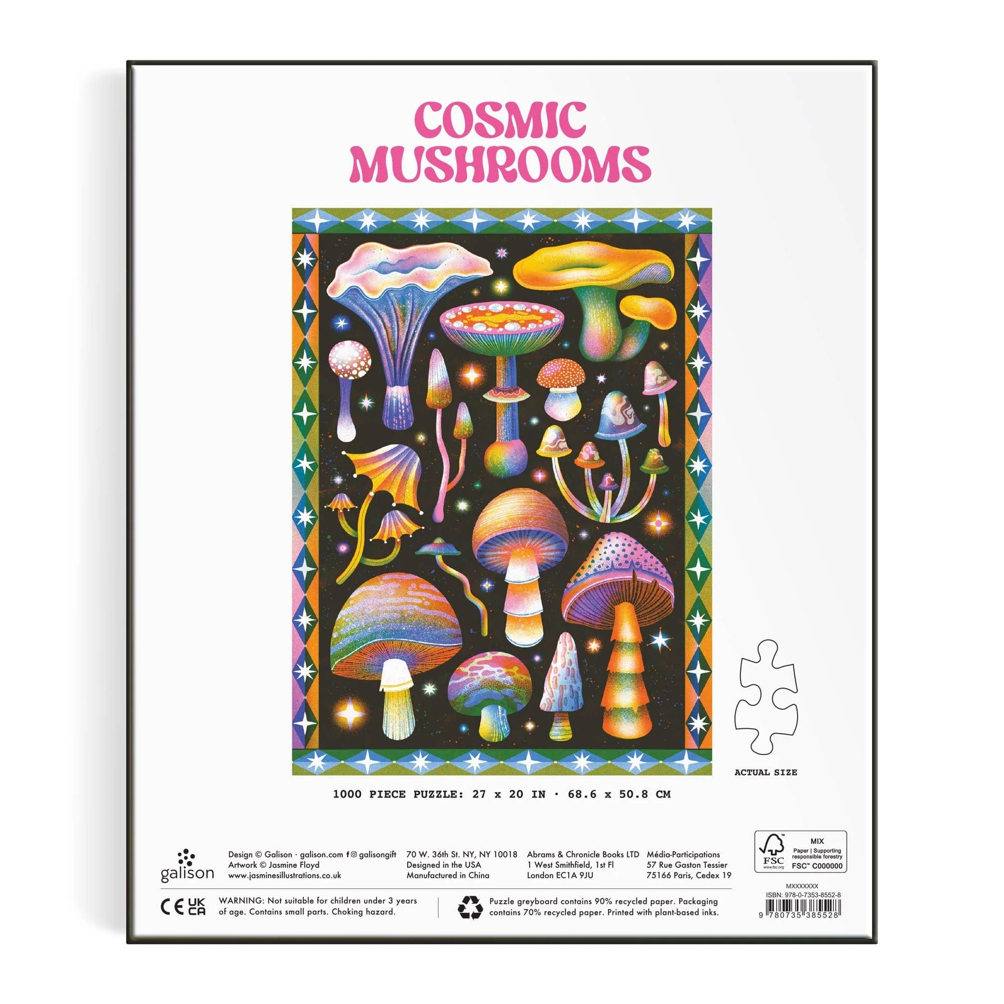 Cosmic Mushrooms 1000 Piece Puzzle - Image 5