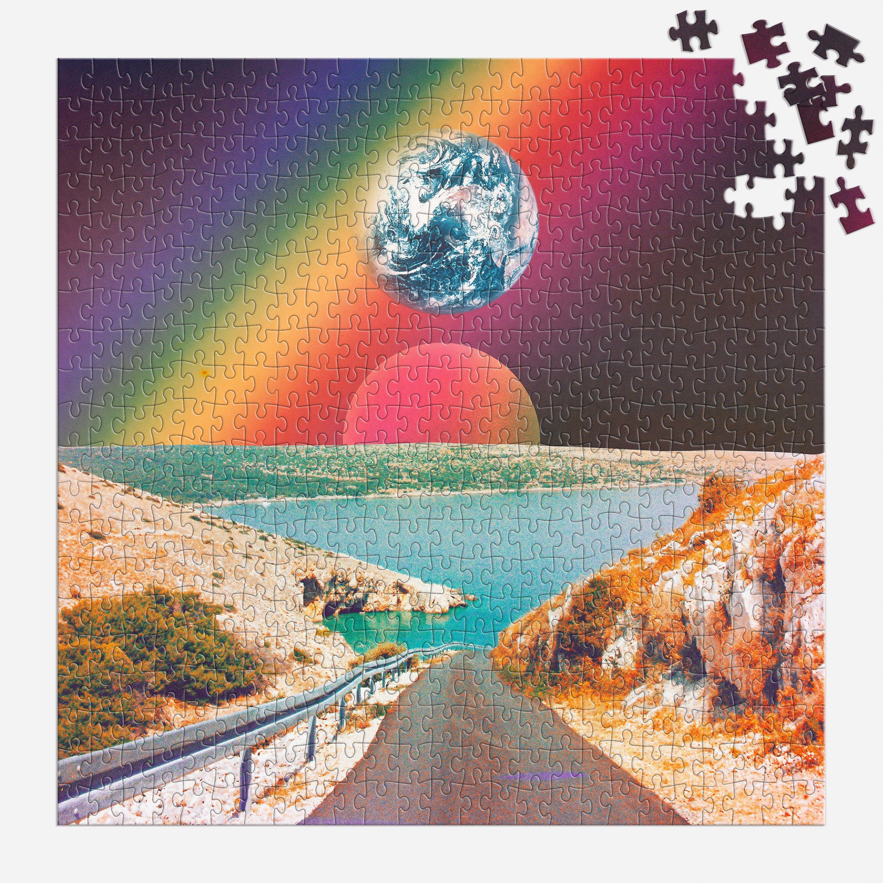 Cosmic Rainbow 500 Piece Puzzle - Image 3
