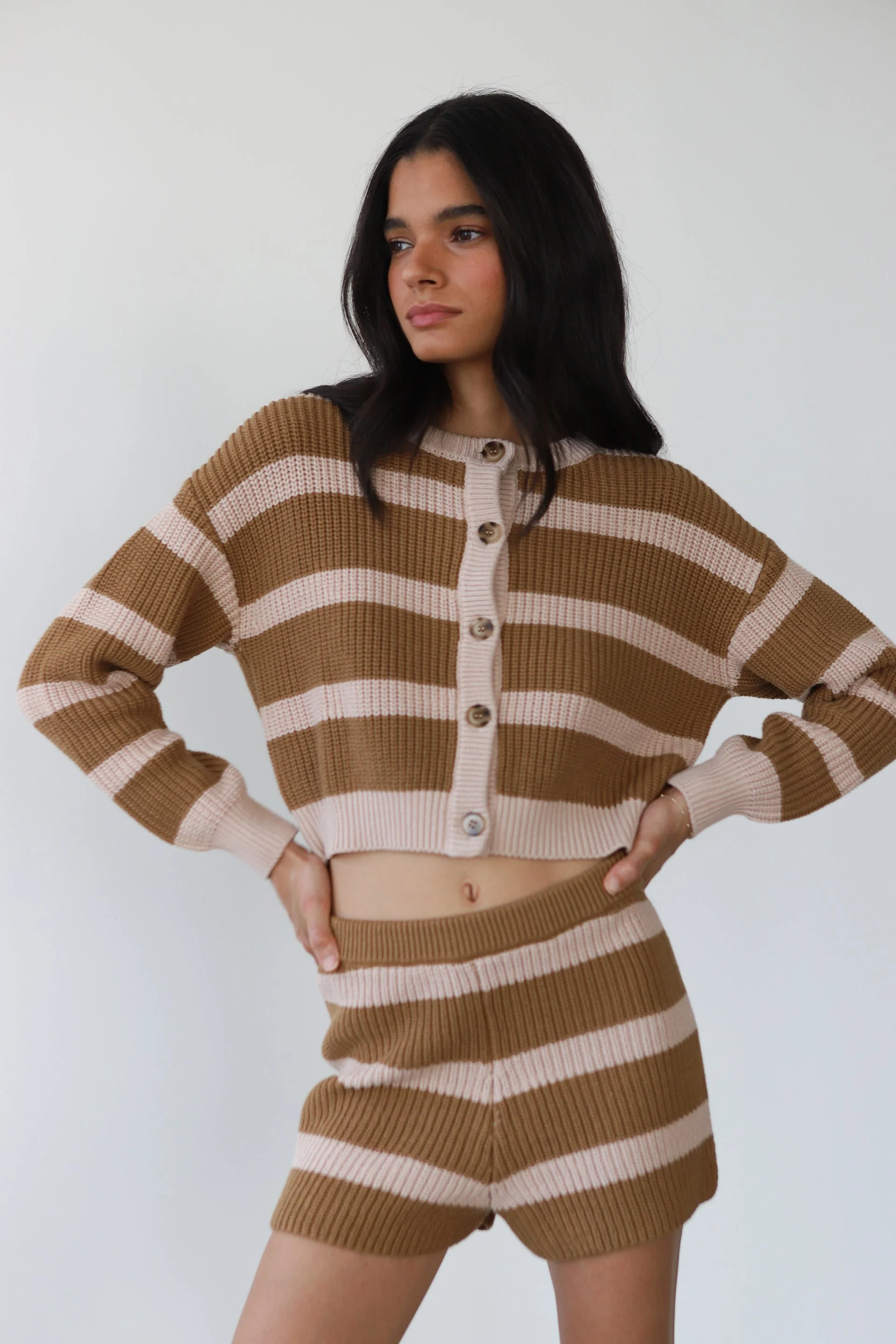 Fiona Cardigan - Ginger Root Stripe - Image 3