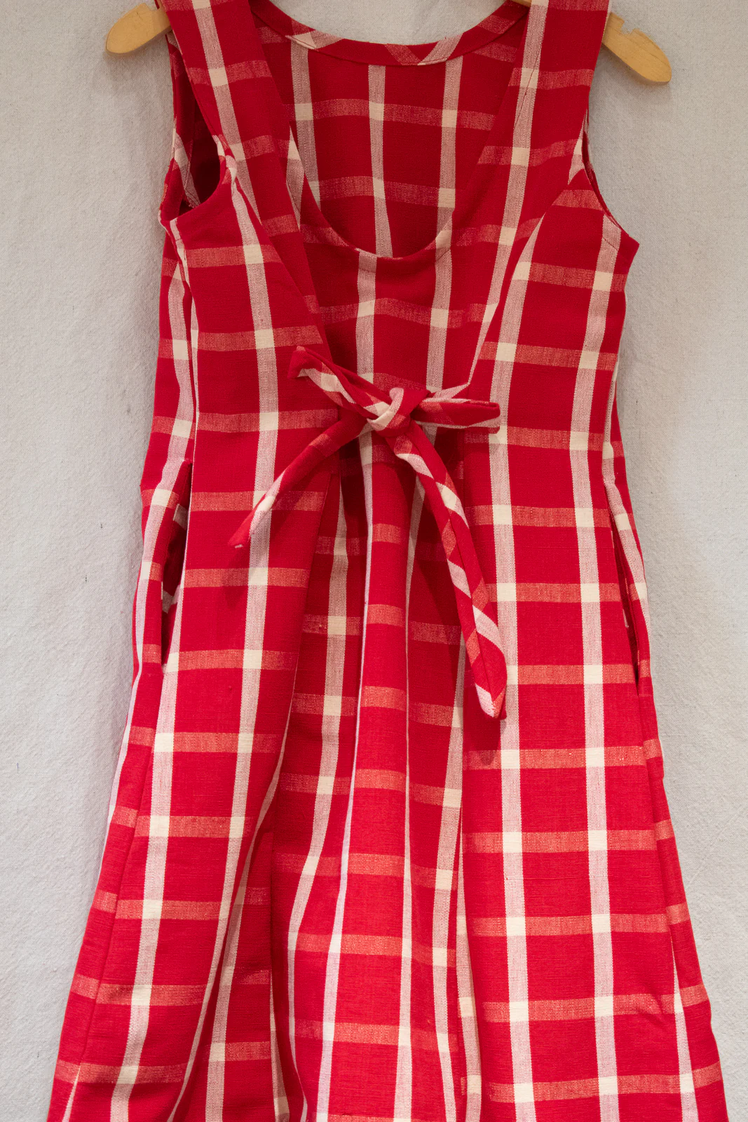 Gal Red Plaid Mini Dress - Image 5