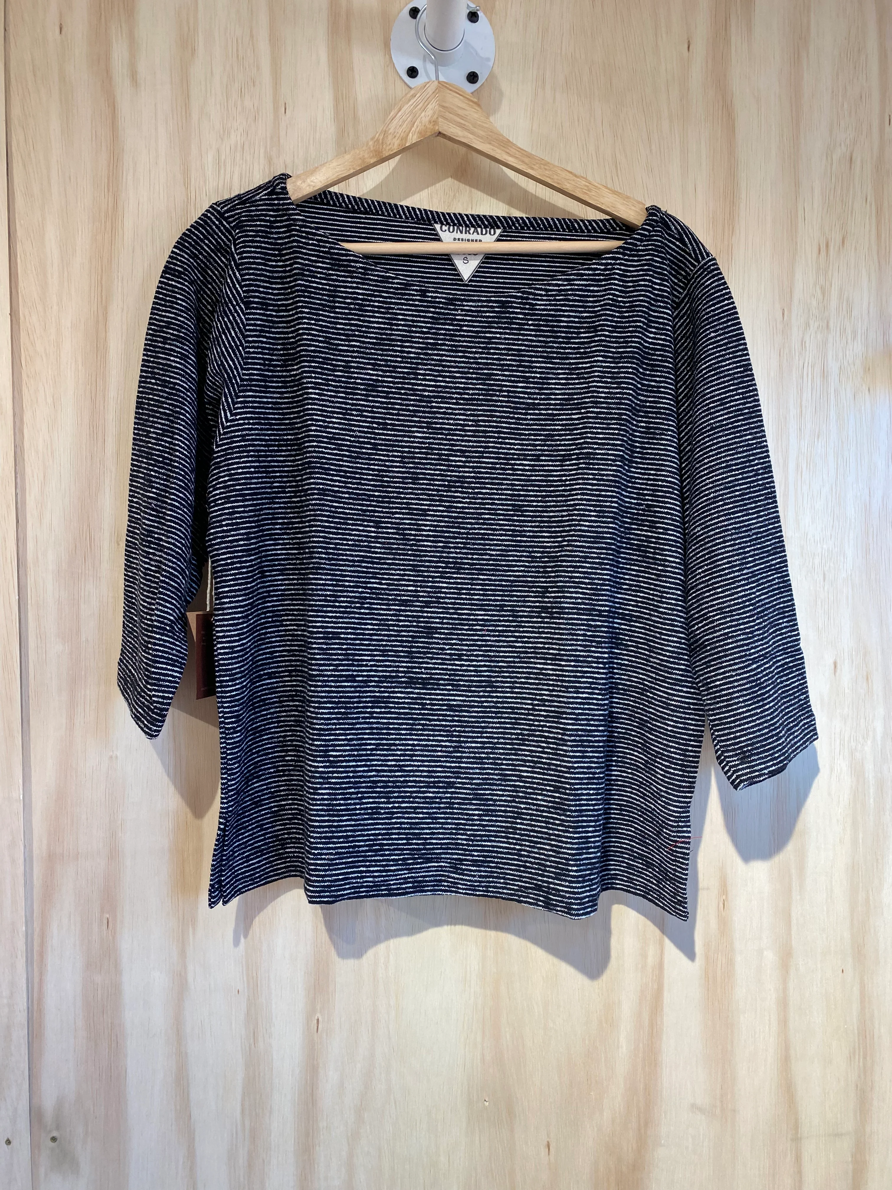 Gale Striped Boatneck Sweatshirt - Image 6