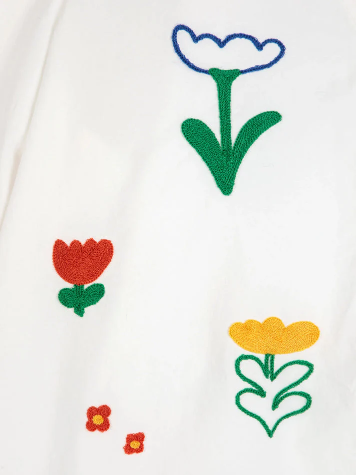 Garden Embroidery Tie Blouse - Image 8
