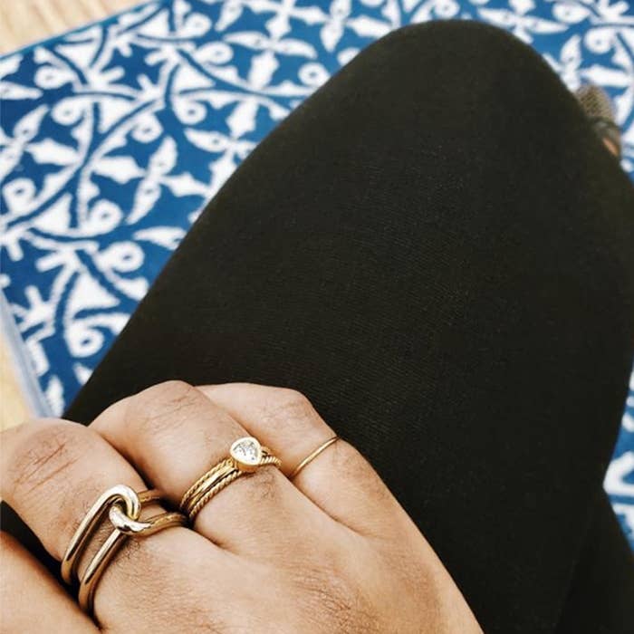 Gold Double Knot Ring - Image 3