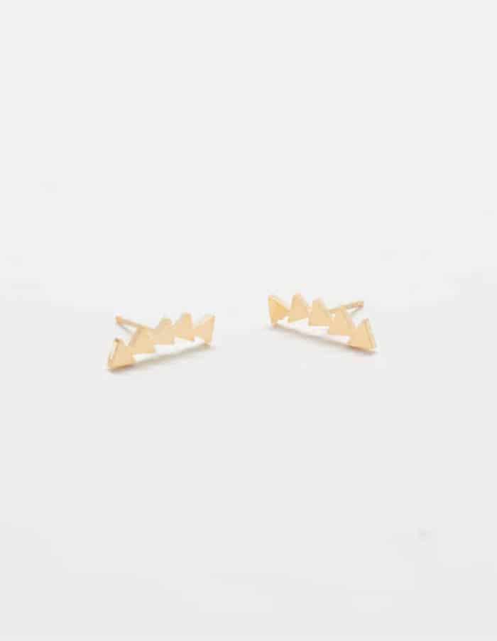 Gold Triangle Ear Crawlers
