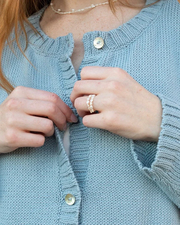 Honest Cotton - Louisa Fog Cardigan - Image 4