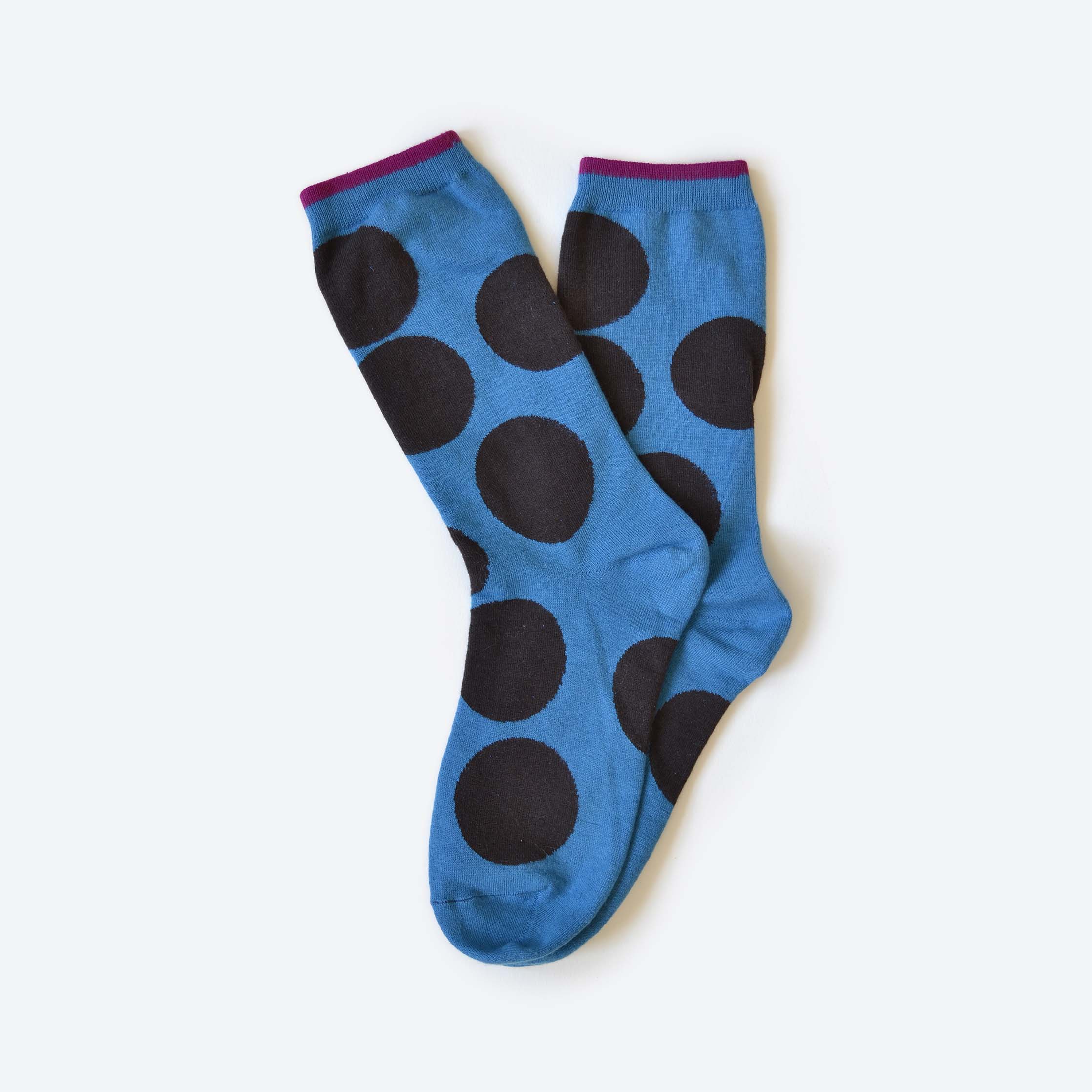 Hooray Sock Co. - Big Dot Blue Sock - Image 2