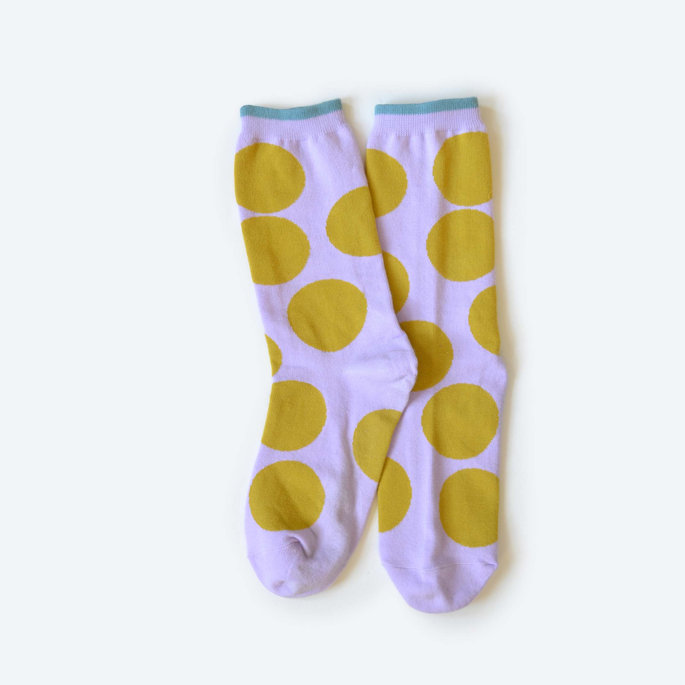 Hooray Sock Co. - Big Dot Lavender Sock: Small (Women's 4 - 10) - Image 2