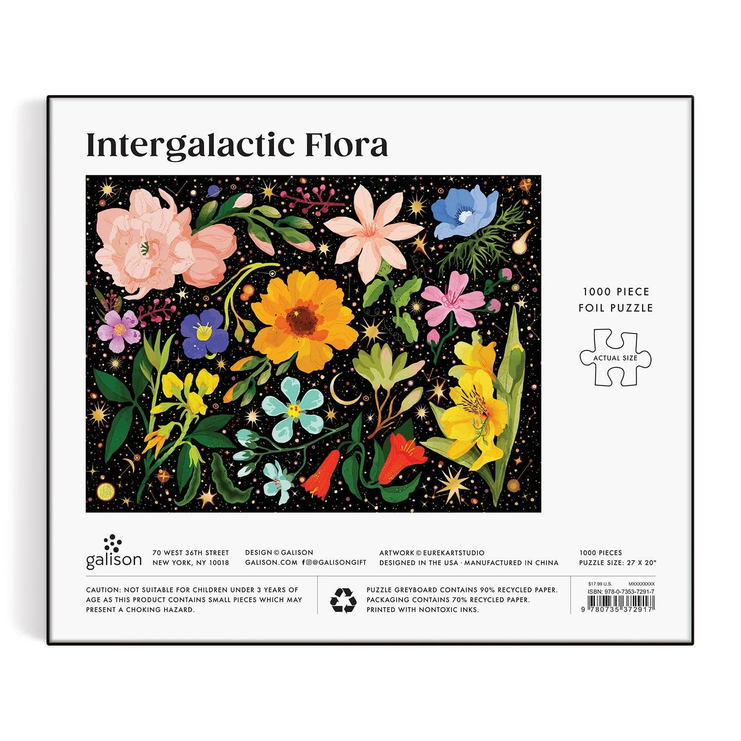 Intergalactic Flora 1000 Piece Foil Puzzle - Image 4