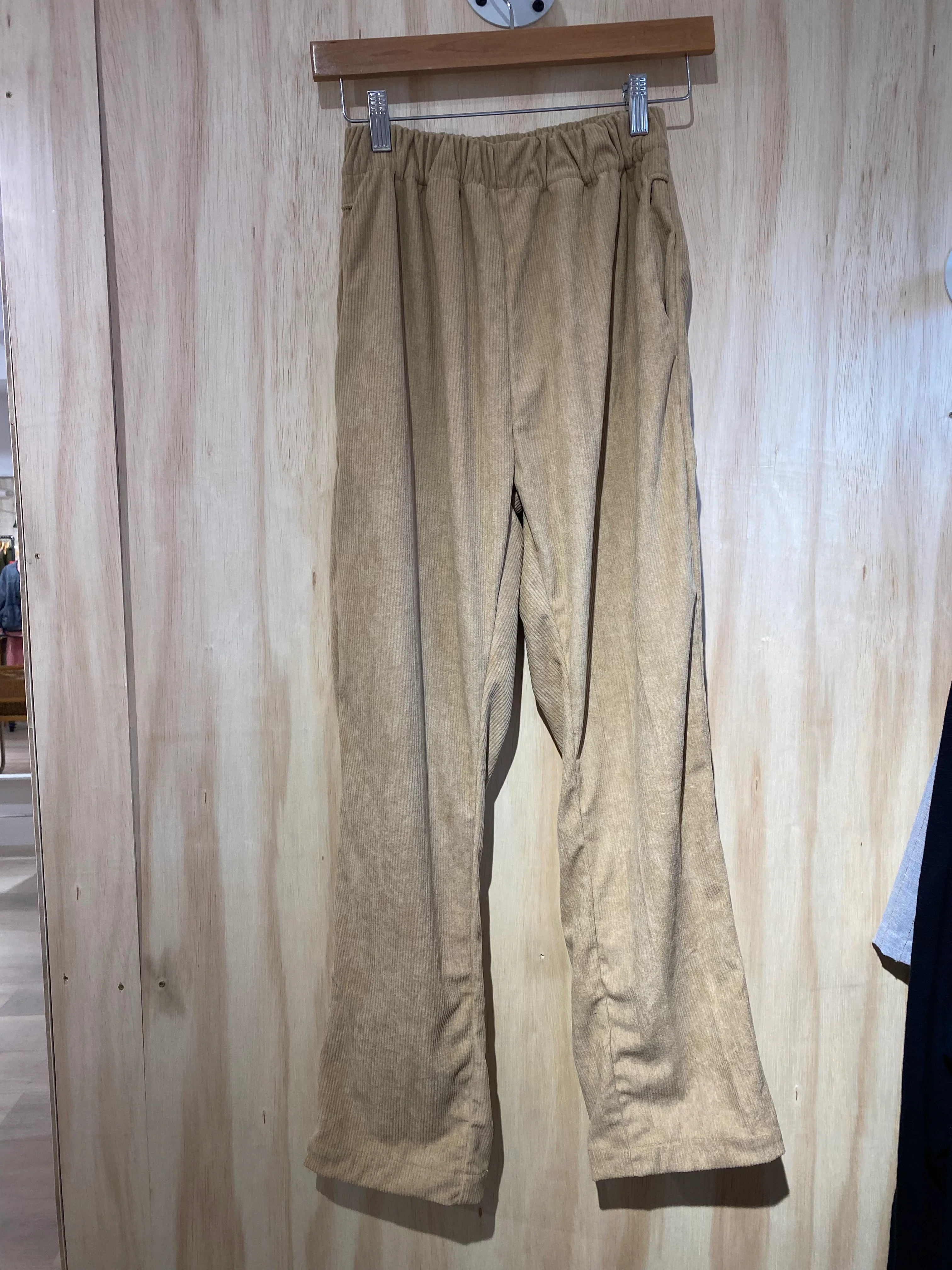 Jay Pull-on Khaki Corduroy Pants - Image 3