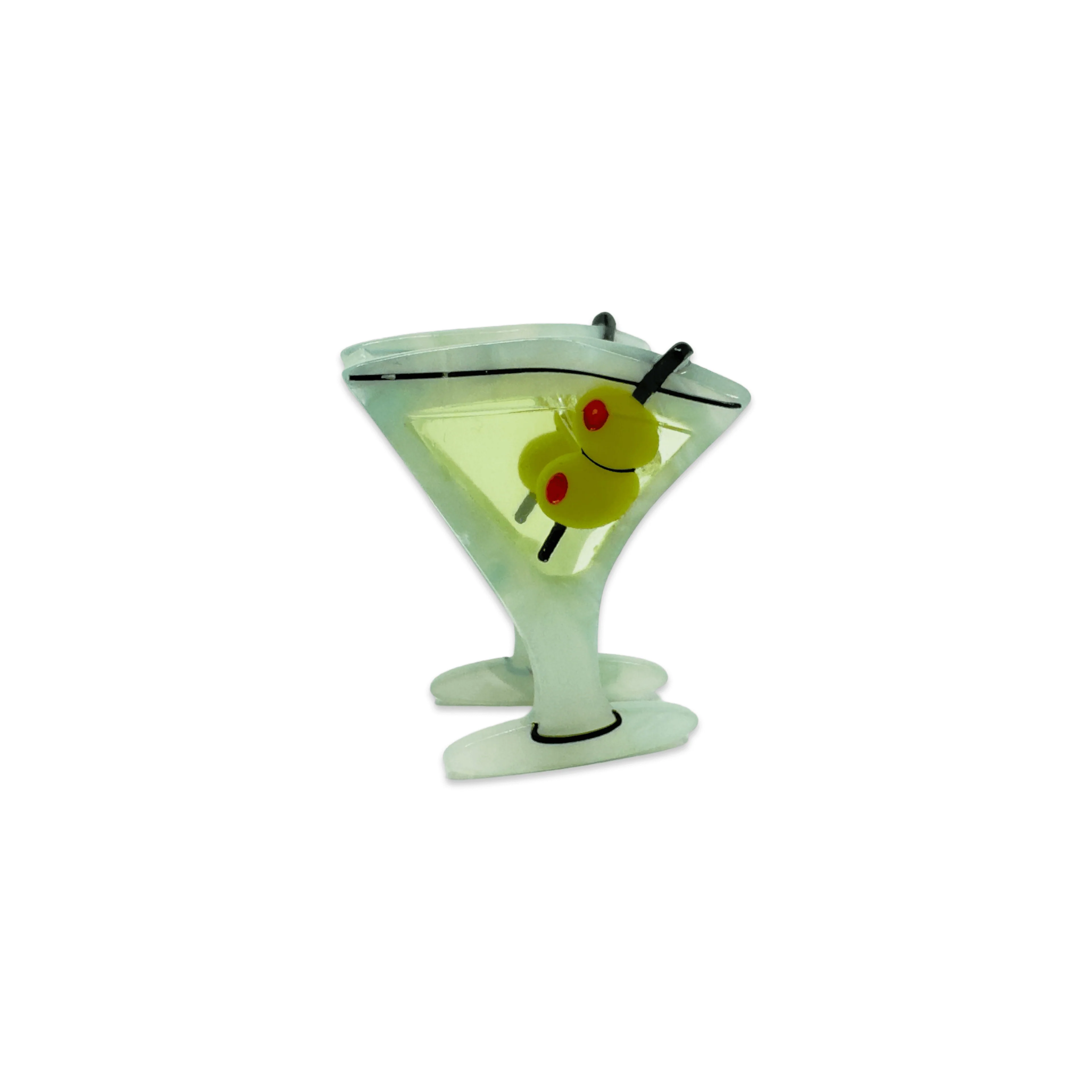 Jenny Lemons - Mini Martini Hair Claw Clip - Image 4