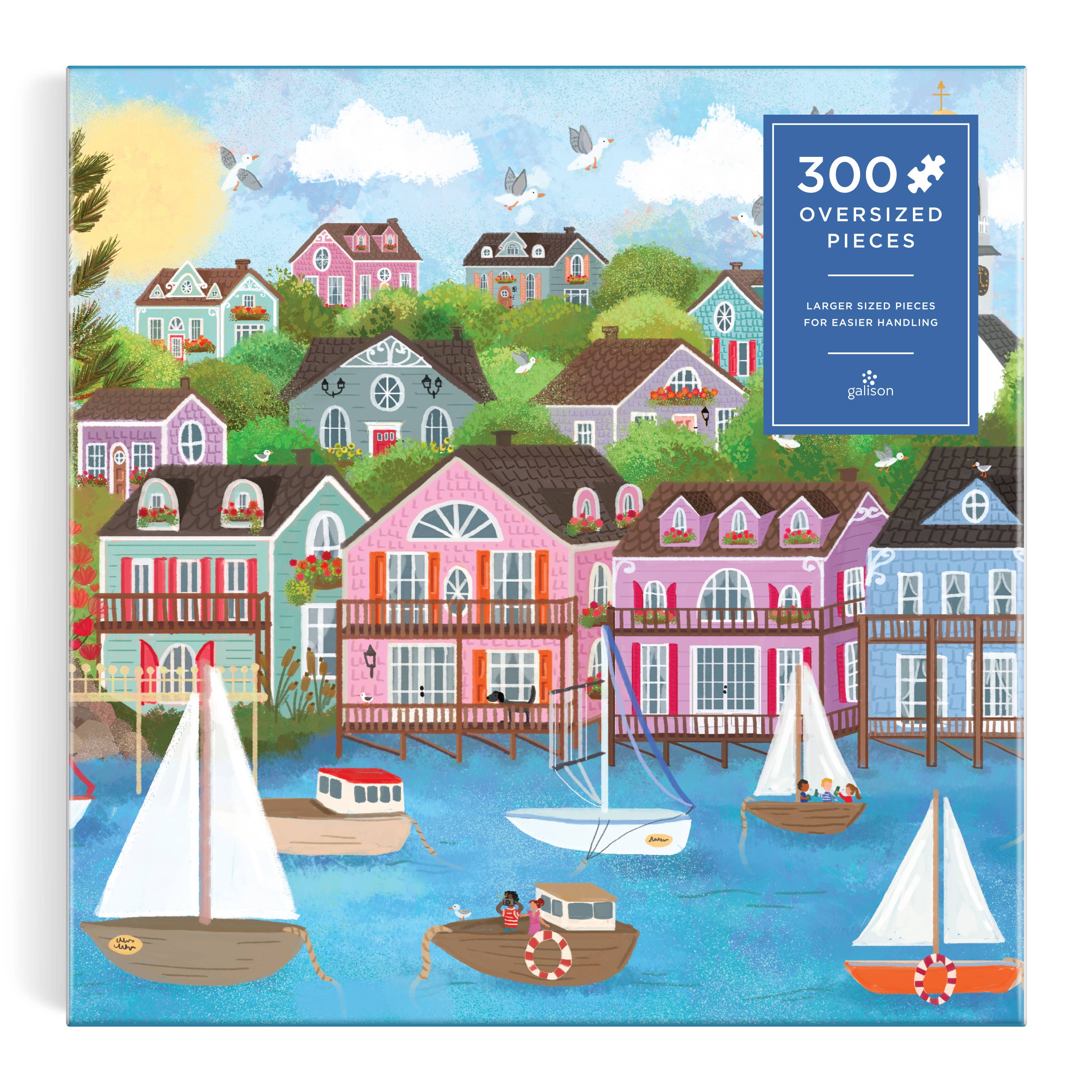 Joy Laforme Harbor by the Sea 300 Piece Puzzle - Image 2