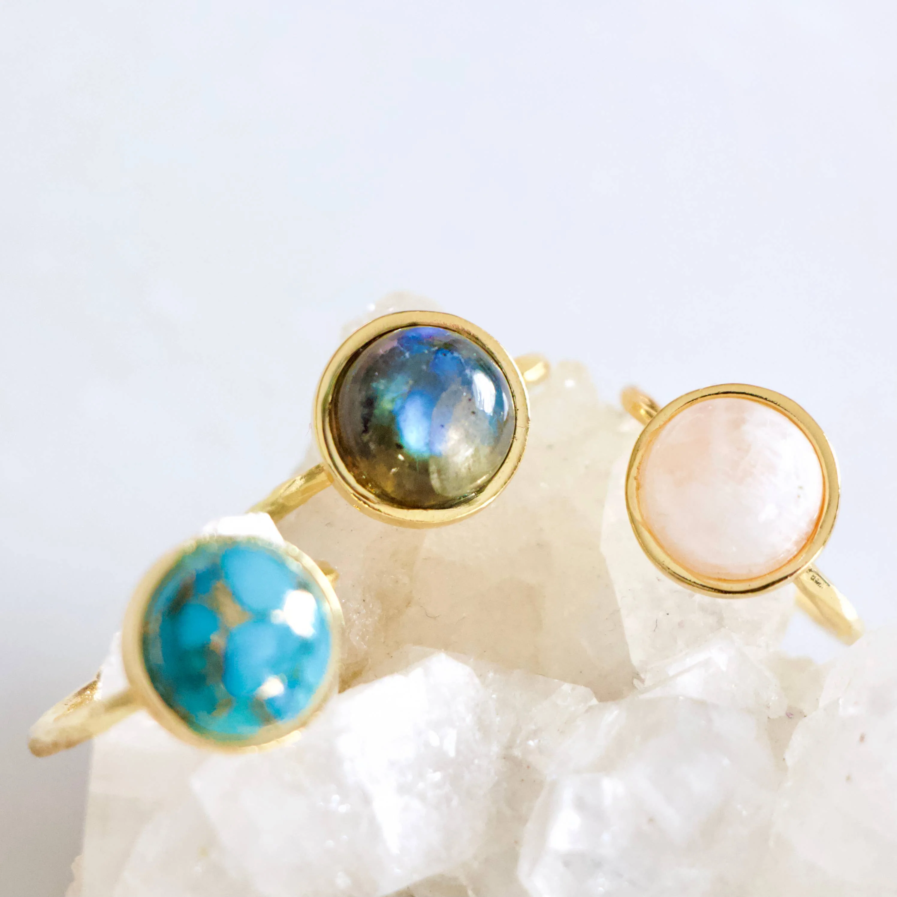 Labradorite Solitaire Ring - Image 4