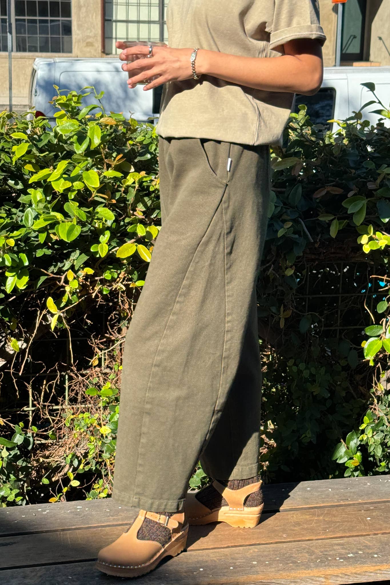 Le Bon Shoppe - Olive Arc Pants - Image 3