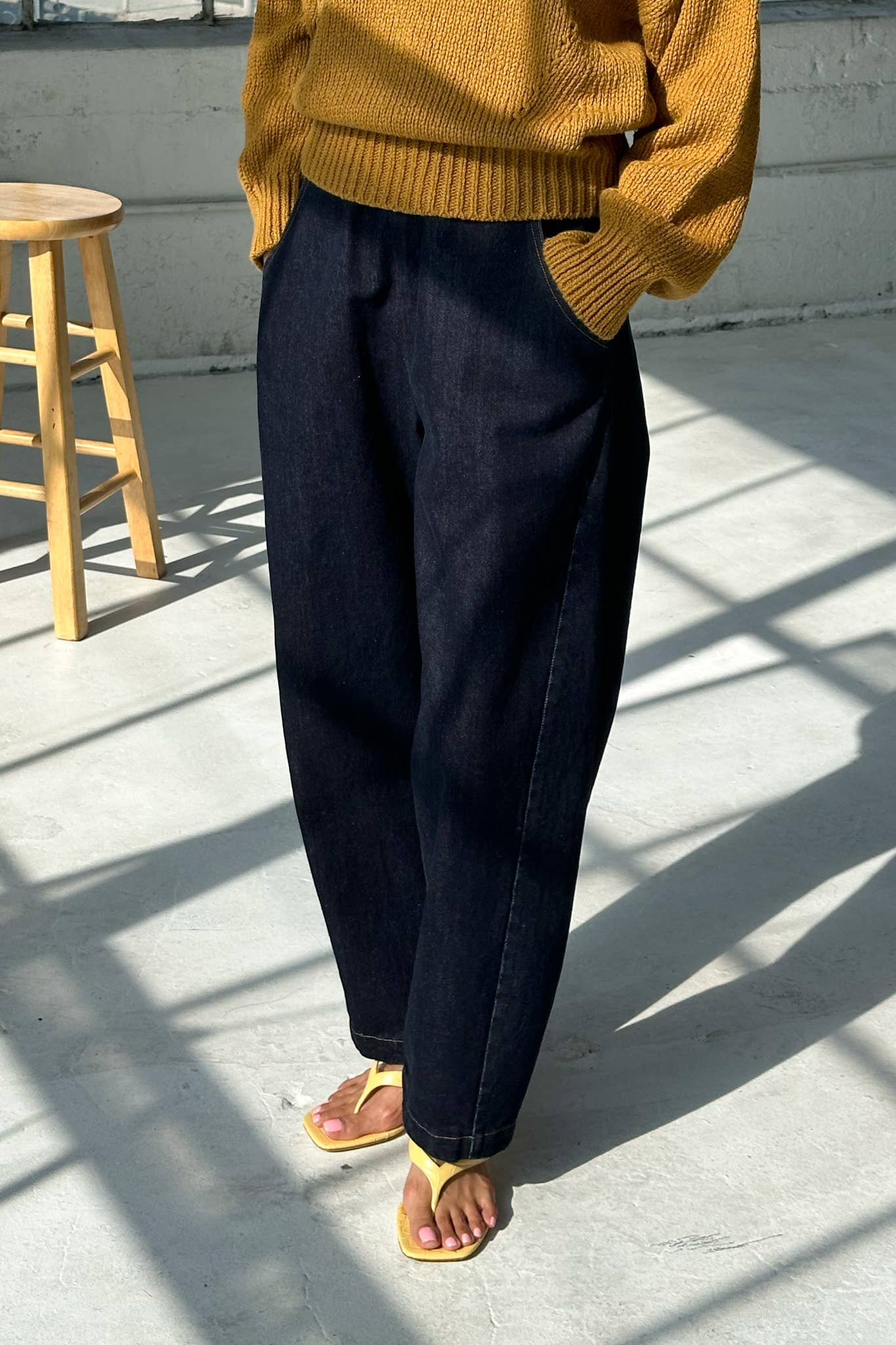 Le Bon Shoppe - Raw Denim Arc Pant - Image 3