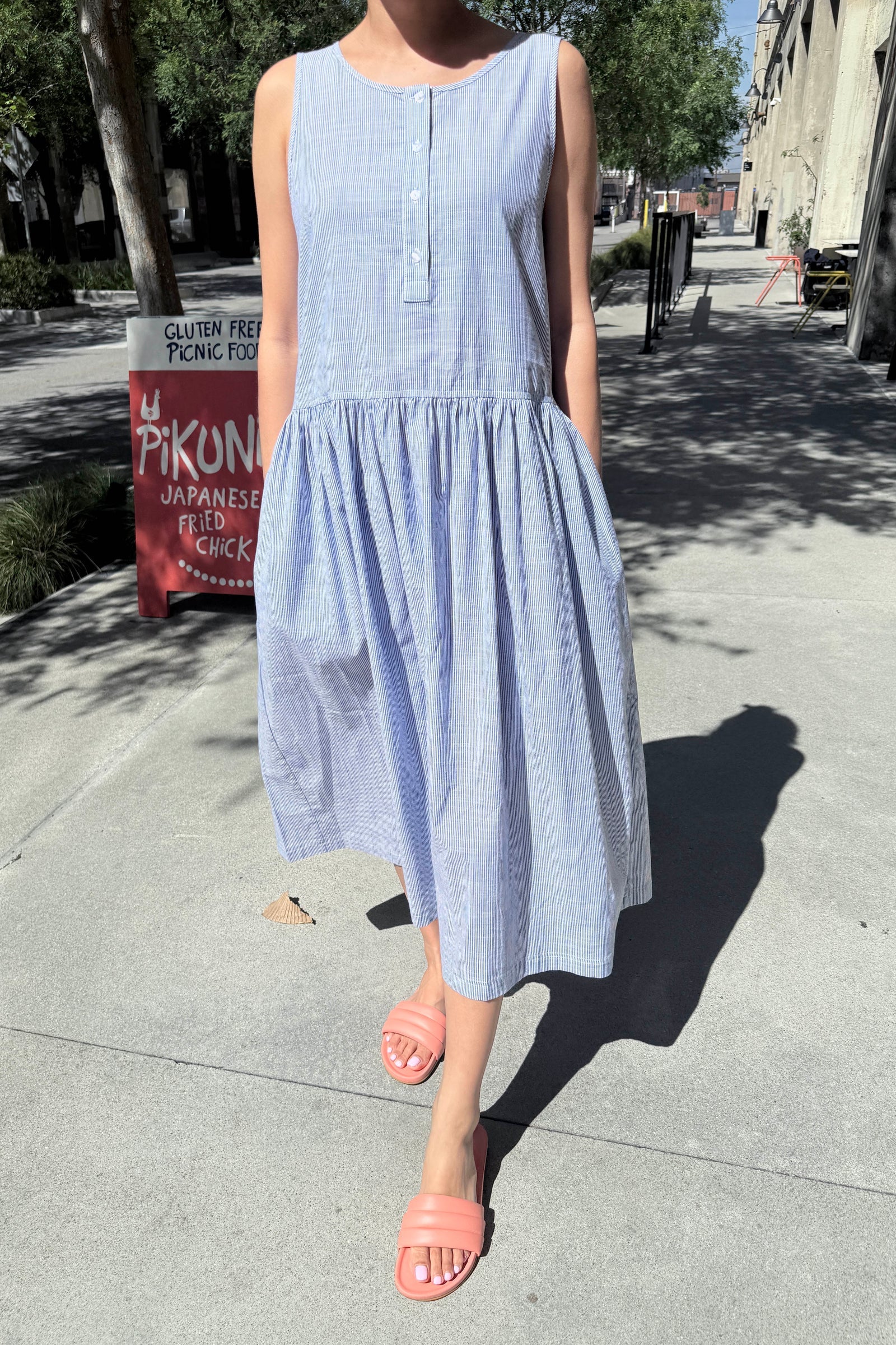Le Bon Shoppe - Marianne Blue Stripe Dress