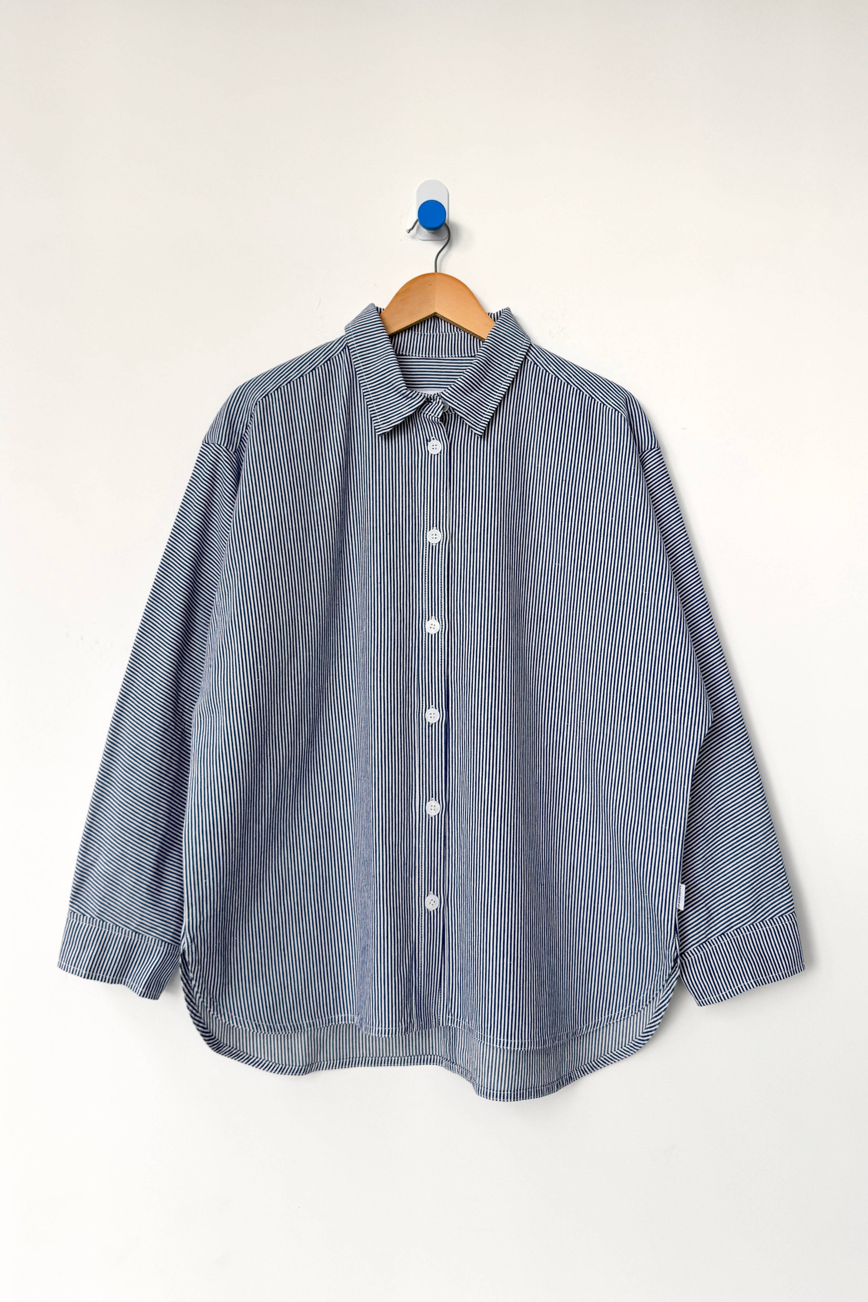 Le Bon Shoppe - Owen Blue Stripe Shirt - Image 3