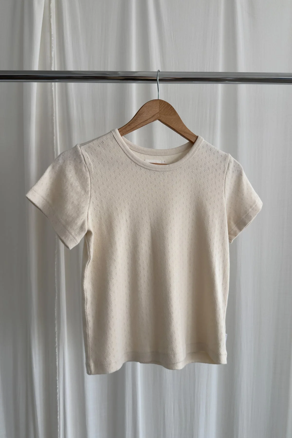 Le Bon Shoppe - Pointelle Baby Tee - Image 12