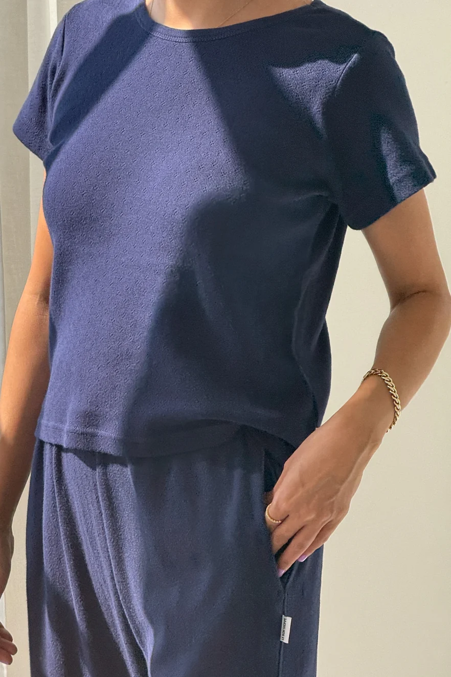 Le Bon Shoppe - Pointelle Baby Tee - Image 5