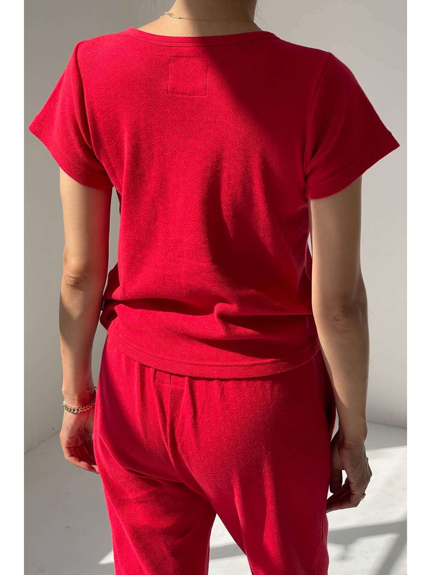 Le Bon Shoppe - Pointelle Baby Tee - Image 7