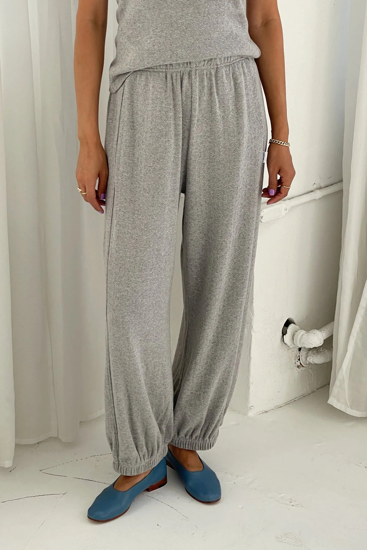 Le Bon Shoppe - Pointelle Balloon Pants - Image 12