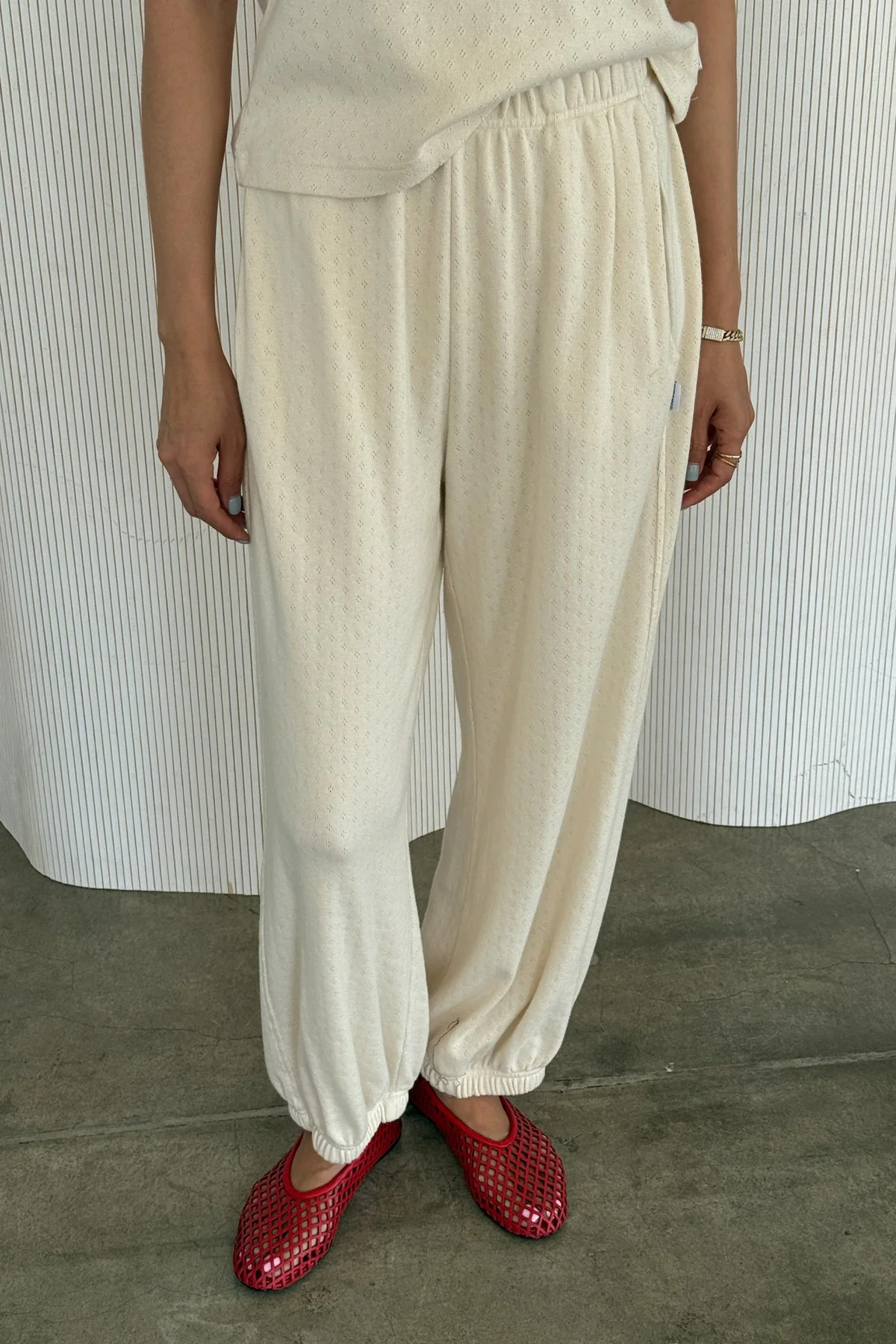 Le Bon Shoppe - Pointelle Balloon Pants - Image 14
